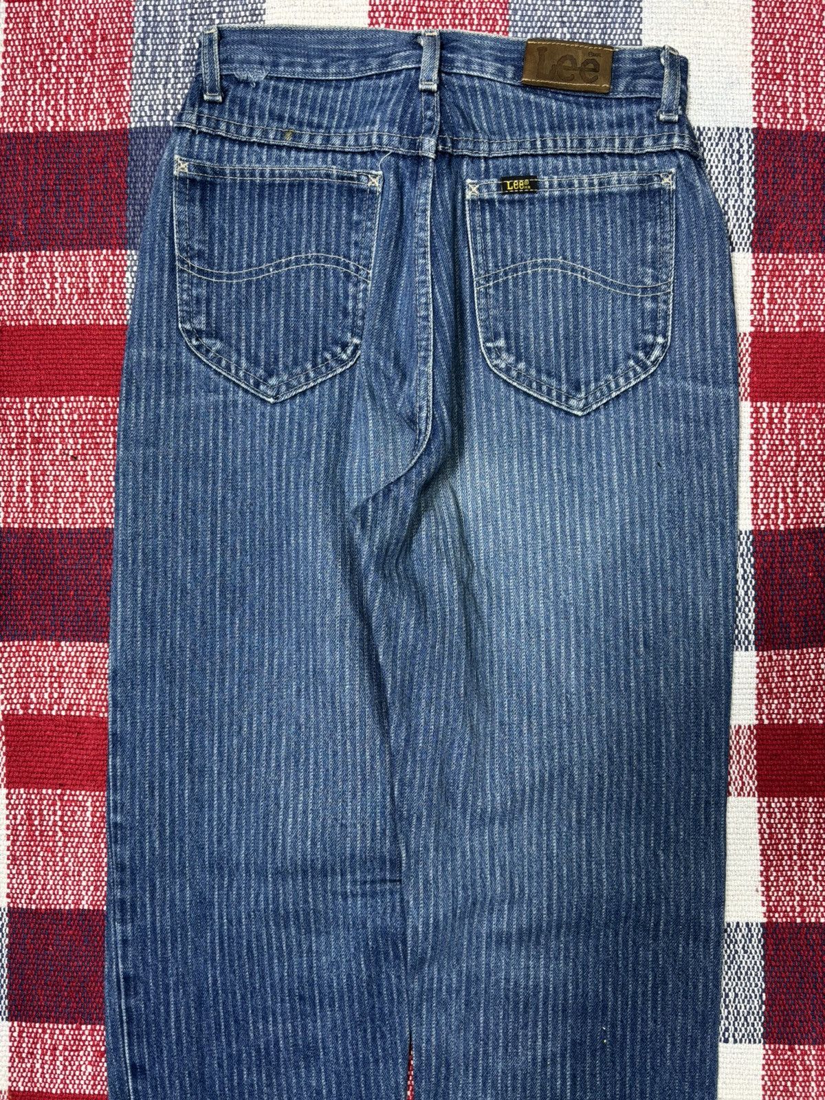 Lee Vintage 90s Lee Riders Striped Jeans W26 L44 OL7 Size US 26 / EU 42 - 6 Thumbnail