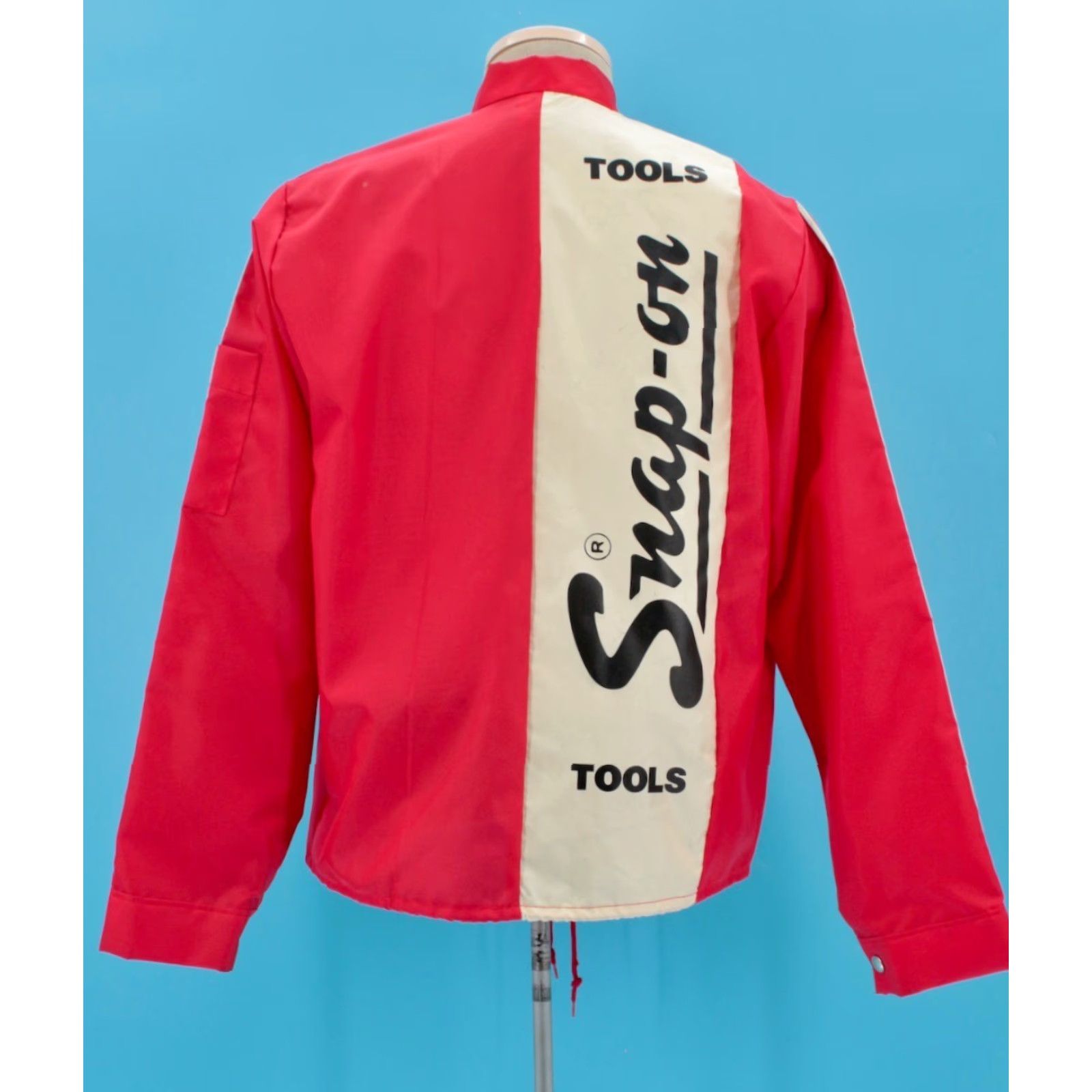 Vintage Men's Snap-On Tools VTG 60s 70s Red Nylon Racing Jacket Sz M 1960s 1970s Snap On Jacket Racing Red Nylon M Mens Size US M / EU 48-50 / 2 - 3 Thumbnail