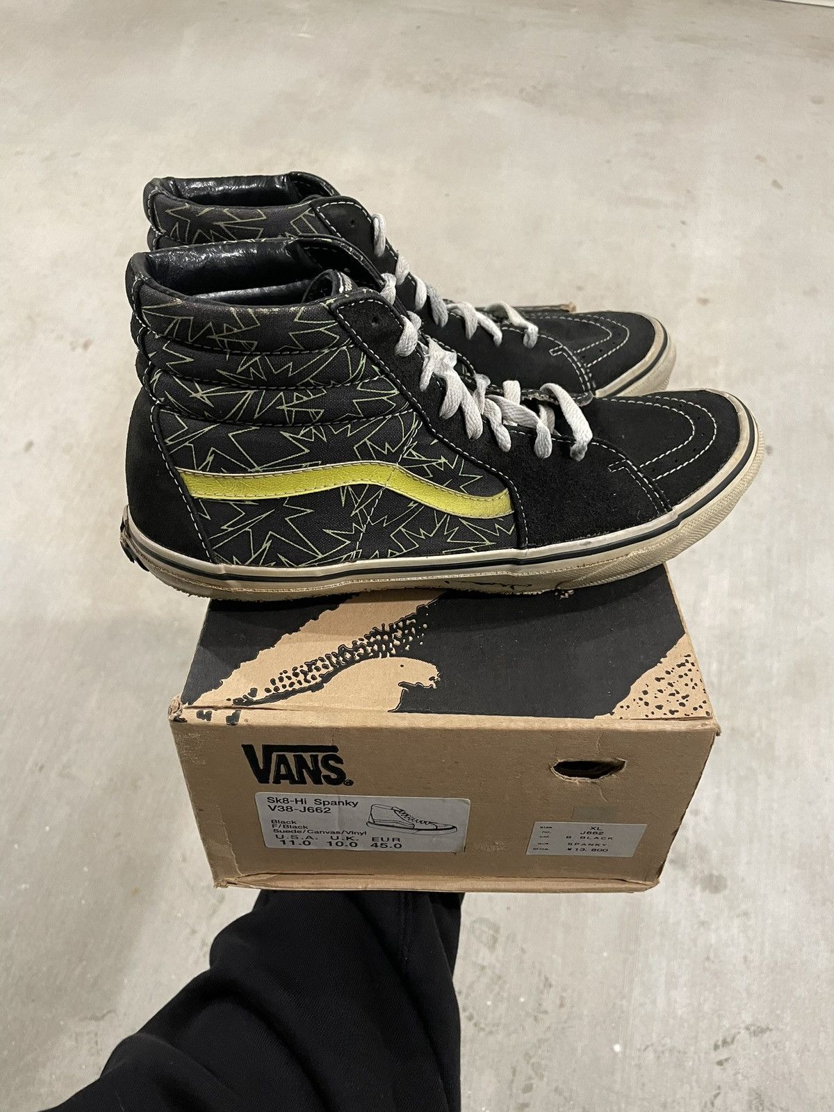 S/S ‘02 The Illusion Of Haze Undercover X Vans SK8-HI Spanky