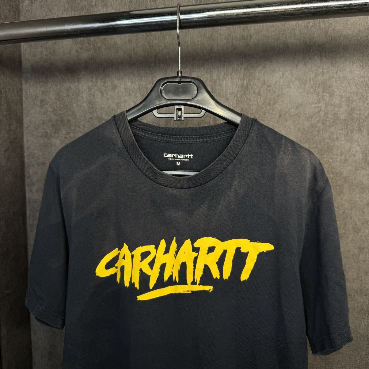 Carhartt × Carhartt Wip Y2k Carhartt T-Shirt big logo faded Size US M / EU 48-50 / 2 - 2 Thumbnail