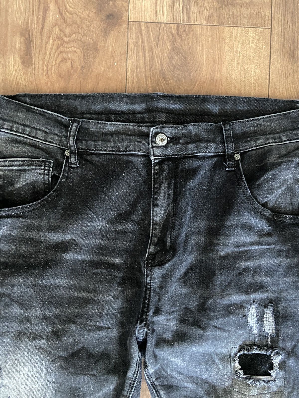 14th Addiction 2000s Japanese J Cut Denim Jeans Kmrii If6was9 LGB style Size US 30 / EU 46 - 4 Thumbnail