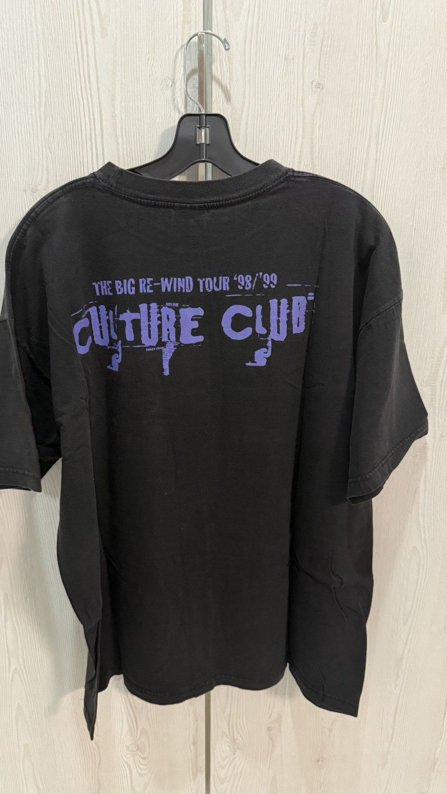 Band Tees 1998 Culture Club “The Big Re-Wind Tour ‘98/‘99 Tee size XL Size US XL / EU 56 / 4 - 5 Thumbnail