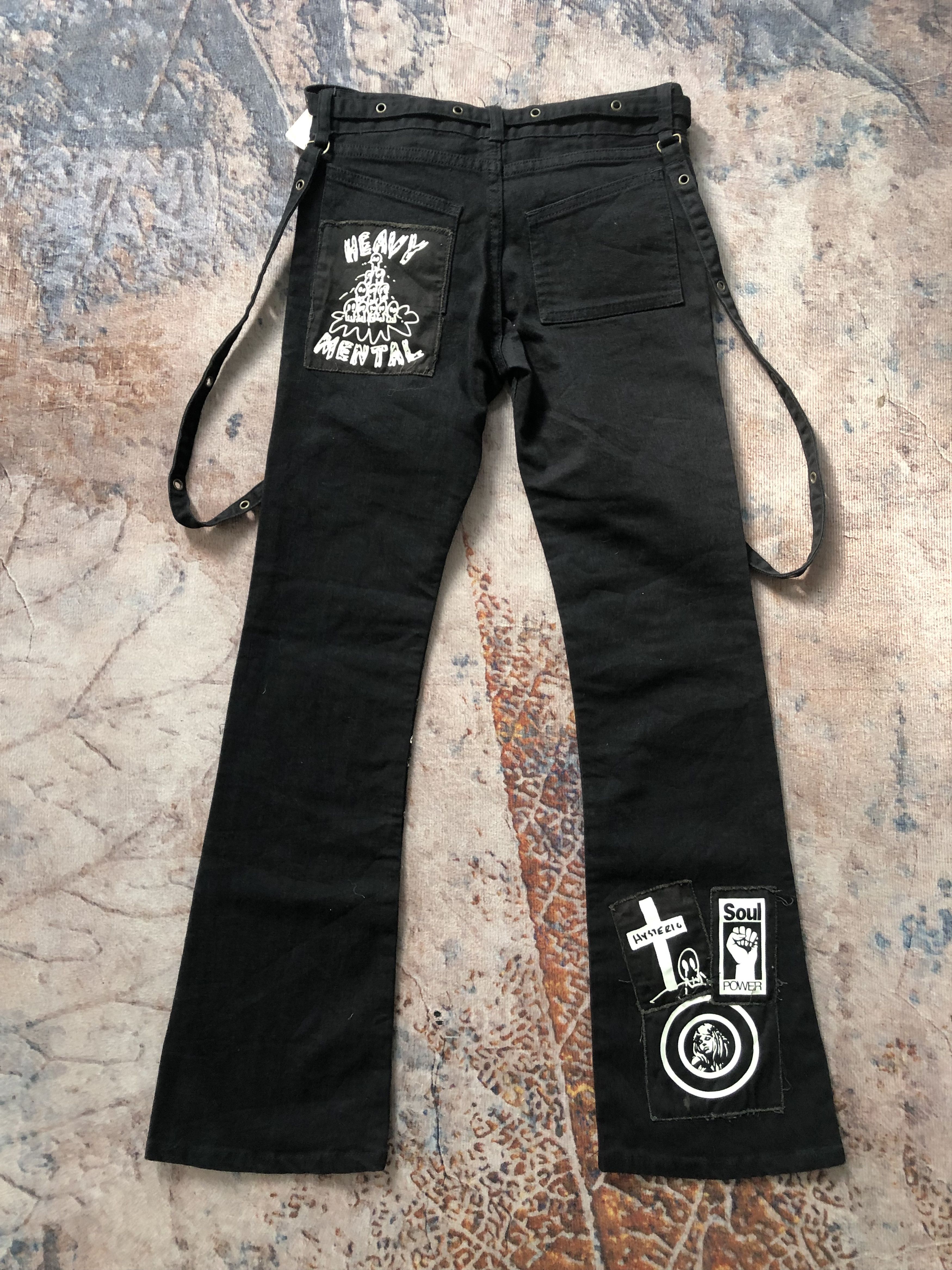 Hysteric Glamour Hysteric Glamour Distressted Patch Jeans Size US 26 / EU 42 - 2 Thumbnail