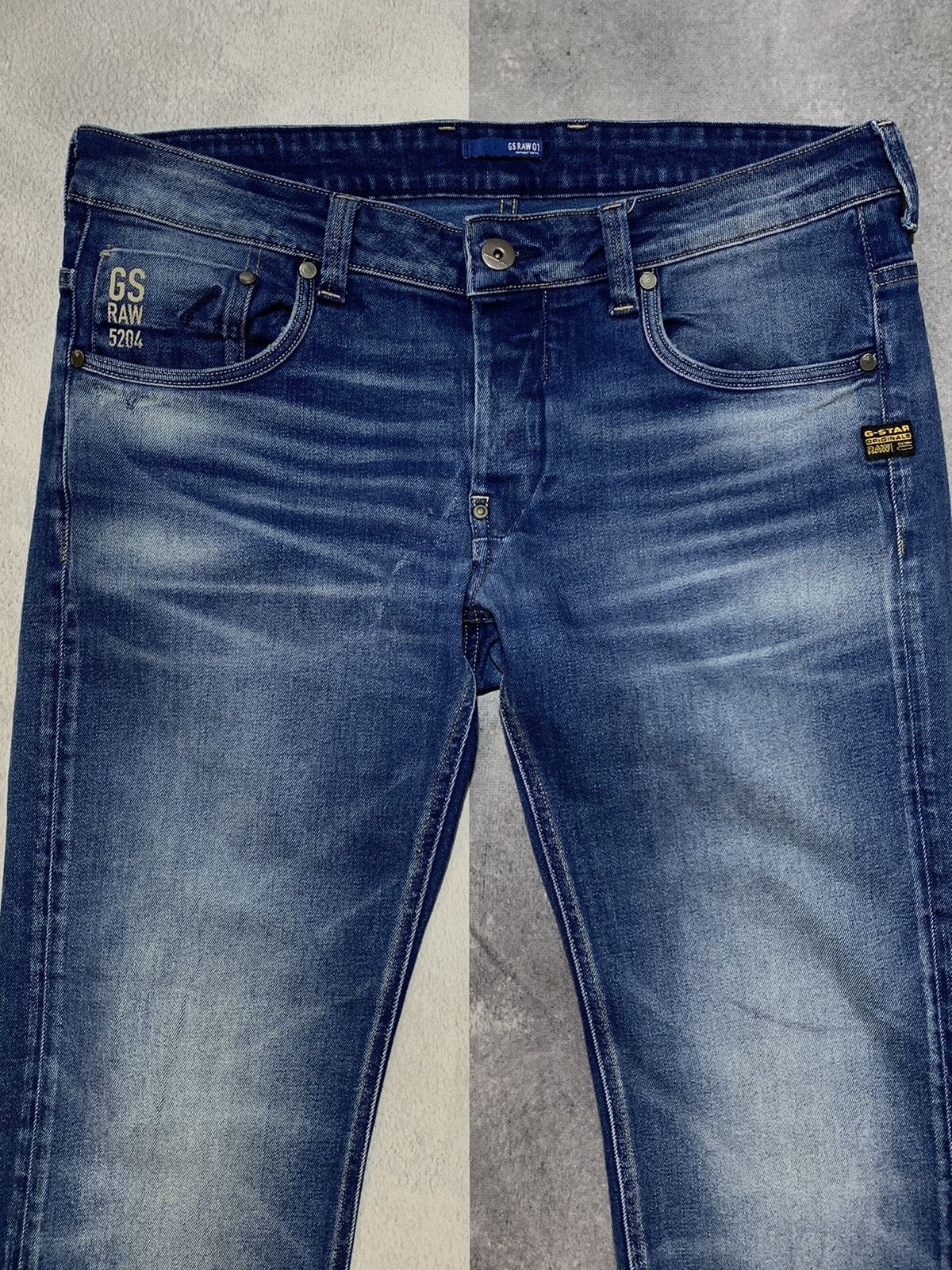 G-Star × Vintage Vintage G-star RAW denim jeans streetwear style size 34x30 Size US 34 / EU 50 - 5 Thumbnail