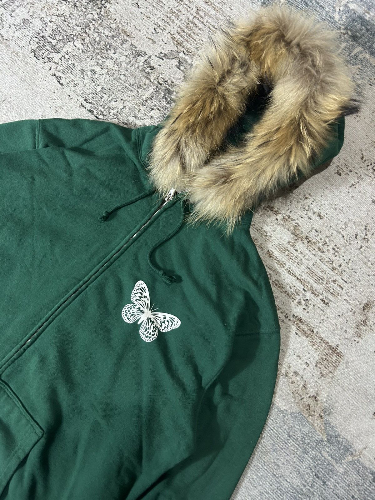 Japanese Brand × Vintage Fur Zip Hoodie Vintage Ifsixwasnine Lgb Style Size US XL / EU 56 / 4 - 3 Thumbnail