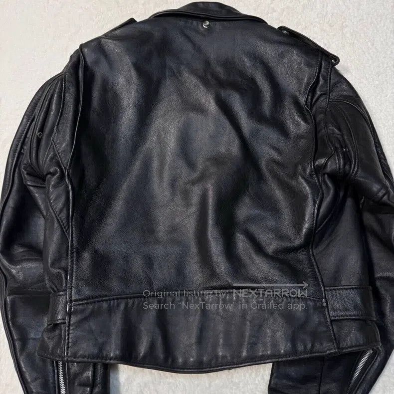 Schott Schott Cable-stayed leather jacket, heavy cowhide Size US L / EU 52-54 / 3 - 2 Thumbnail