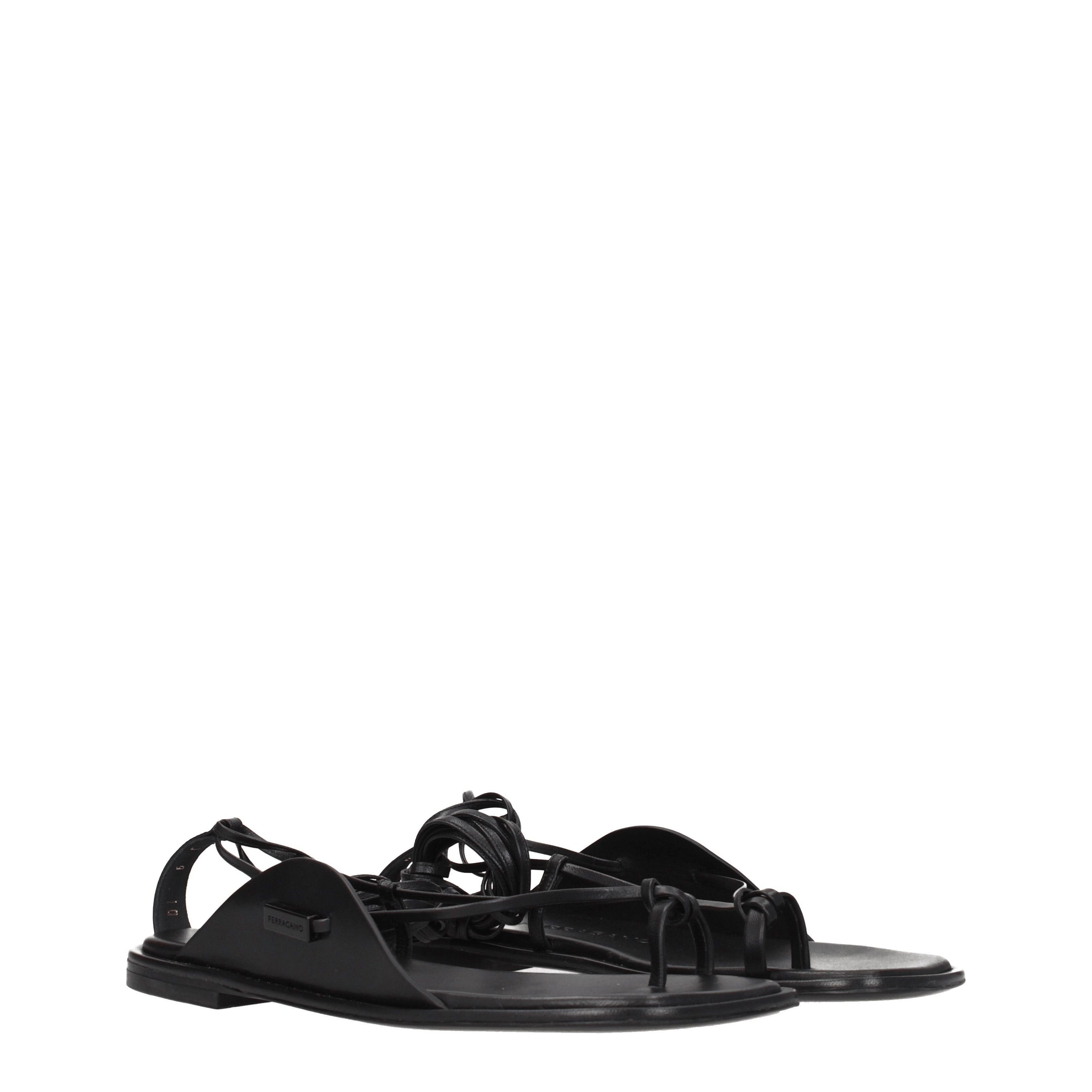 Flip Flops in Leather