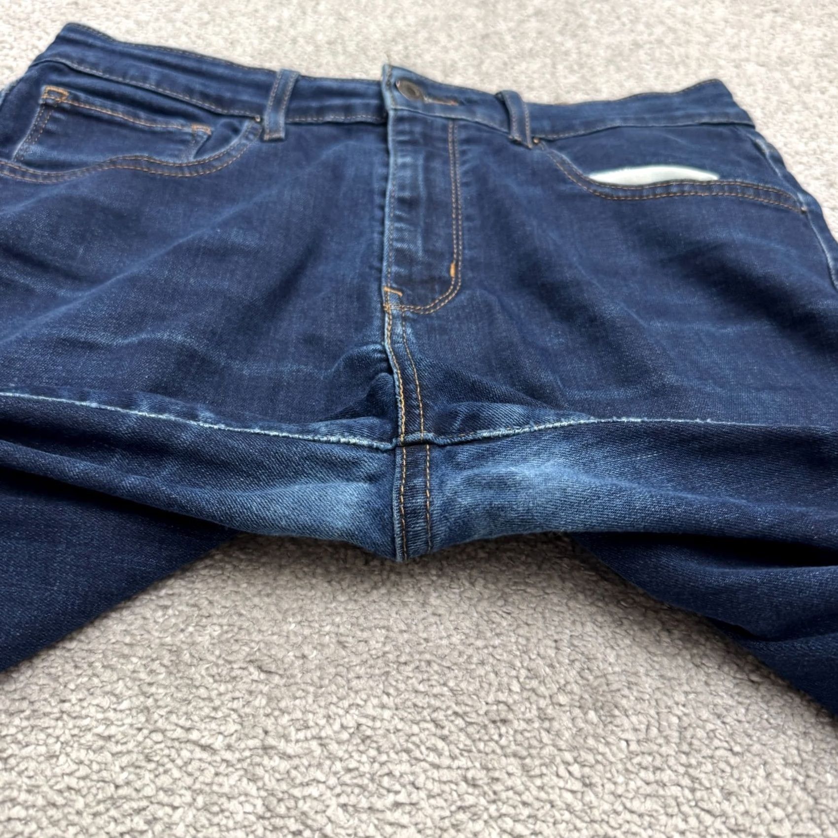Levi's Levi's 721 High Rise Skinny Denim Jeans Womens Dark Wash Black 30x31 Stretch Regular 5-Pocket City Streetwear Mens Size 29" - 7 Thumbnail
