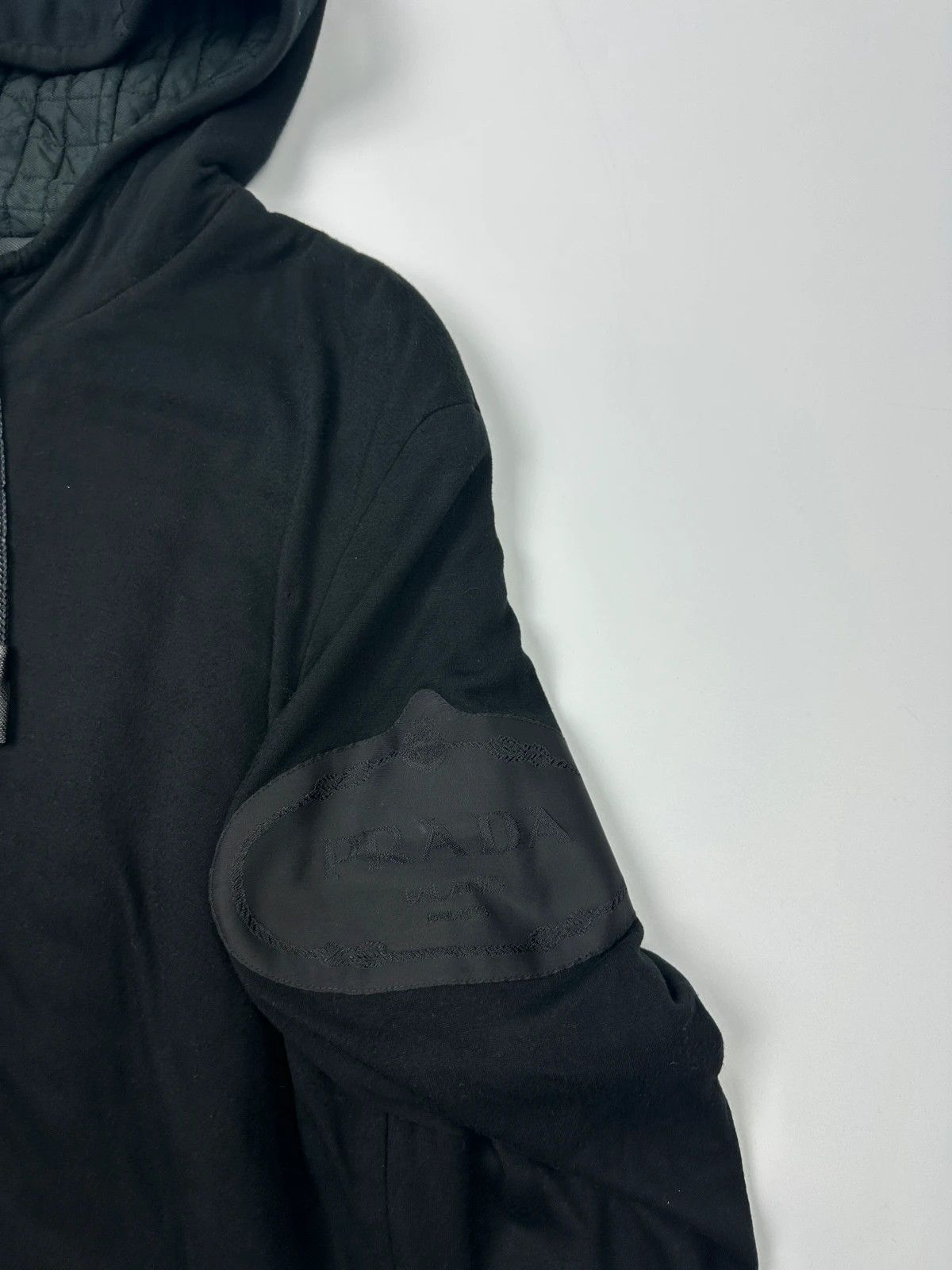 Prada Prada Milano FW2009 Black Padded Hooded Jacket Size US XL / EU 56 / 4 - 2 Thumbnail