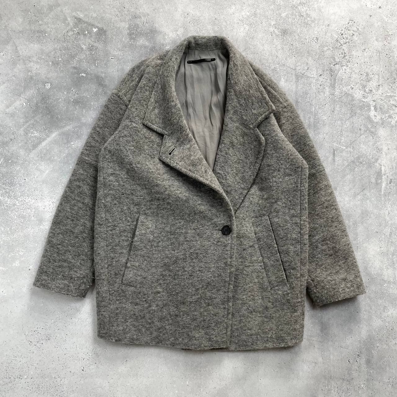 Allsaints Allsaints Meade Ricci Oversized Wool Blend Coat Women’s Gray Size M / US 6-8 / IT 42-44 - 1 Thumbnail