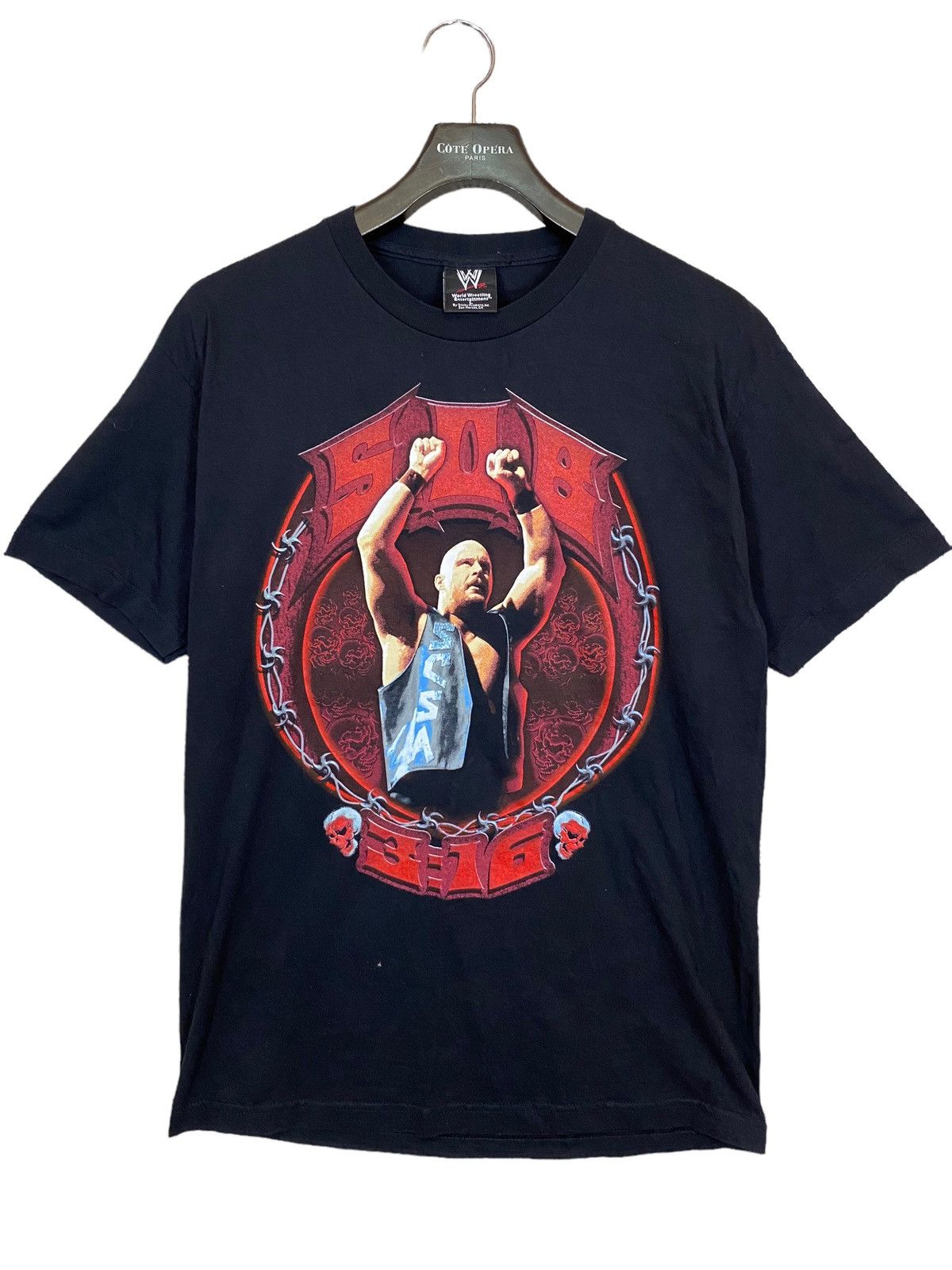 WWE ‼️RARE 2003 WWE SMACK DOWN STONE COLD CONDITION LIKE NEW‼️ Size US M / EU 48-50 / 2 - 2 Thumbnail