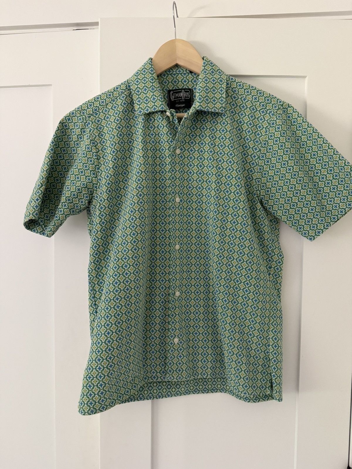 Gitman Bros. Vintage Gitman Bros Vintage Short Sleeve Button Up Size US S / EU 44-46 / 1 - 1 Thumbnail