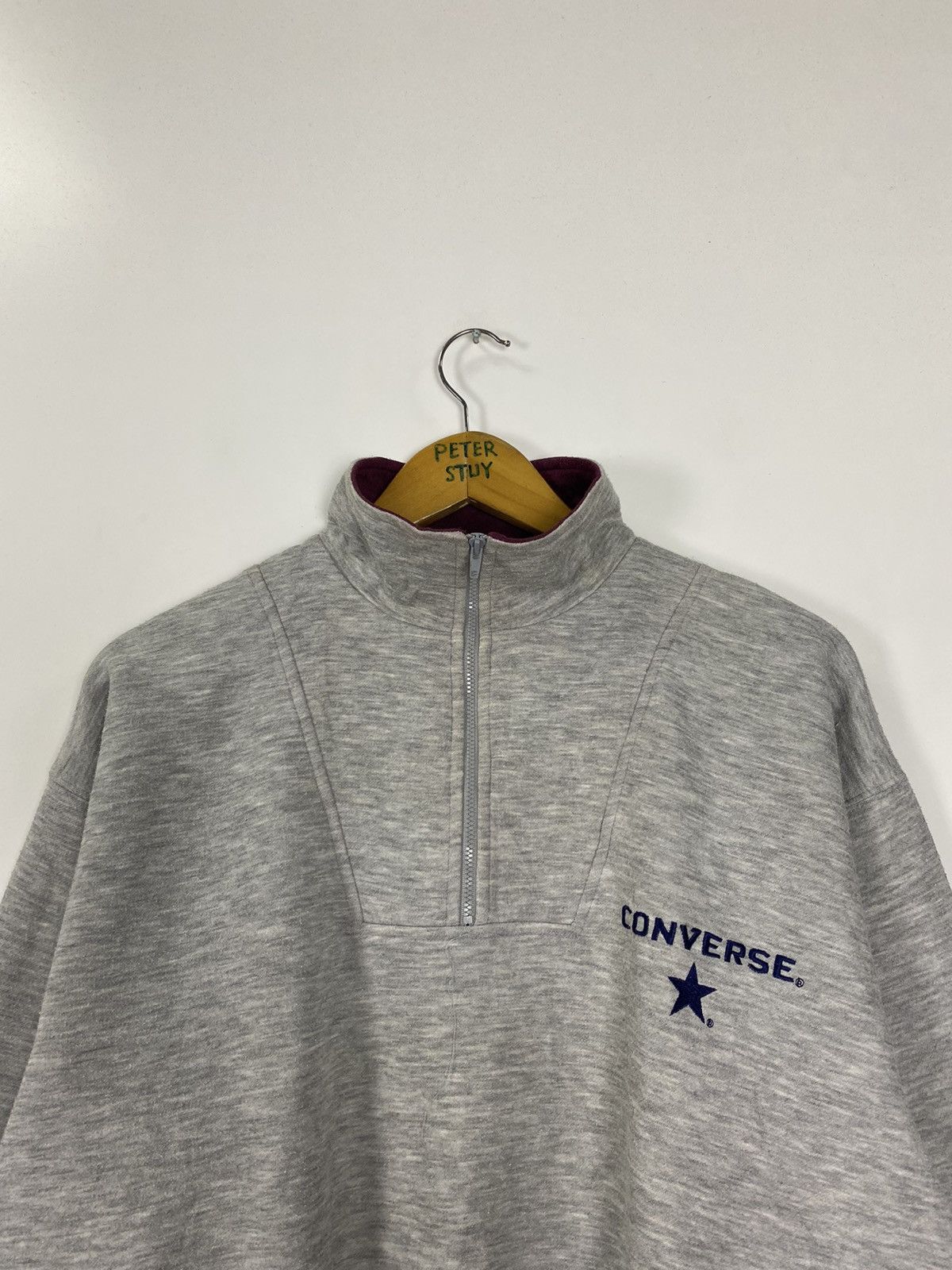 Converse × Vintage Vintage 90s Converse Sweater Size US M / EU 48-50 / 2 - 6 Thumbnail