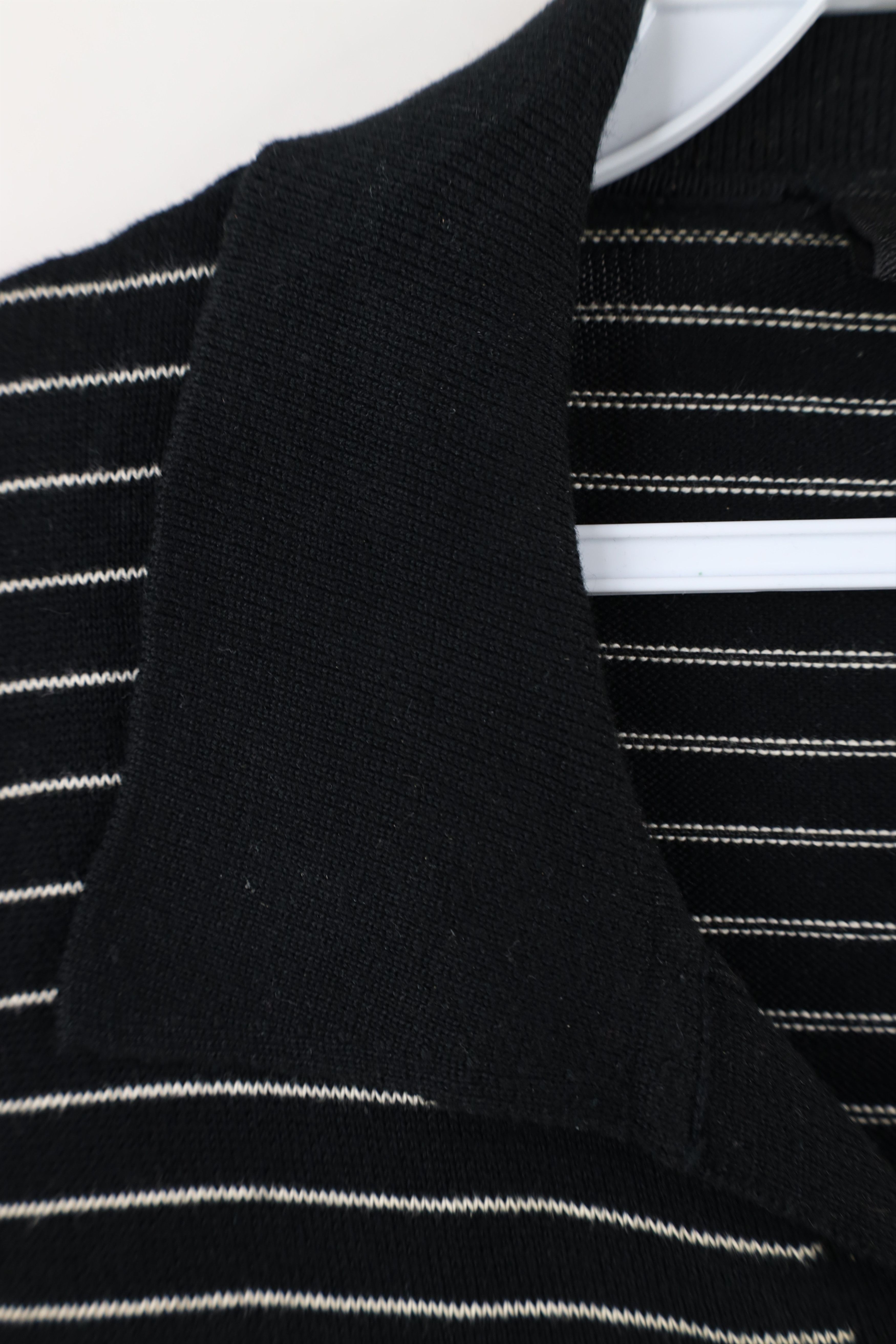 Vintage Vintage 90s Streetwear Striped Knit Collared Polo Shirt Size US M / EU 48-50 / 2 - 4 Thumbnail