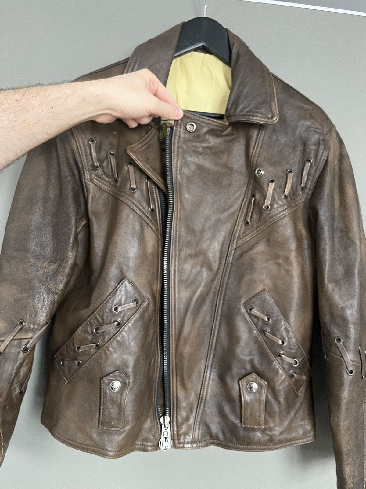 Leather × Vintage Harro Vintage Leather Biker Western Style Jacket Size US M / EU 48-50 / 2 - 11 Thumbnail