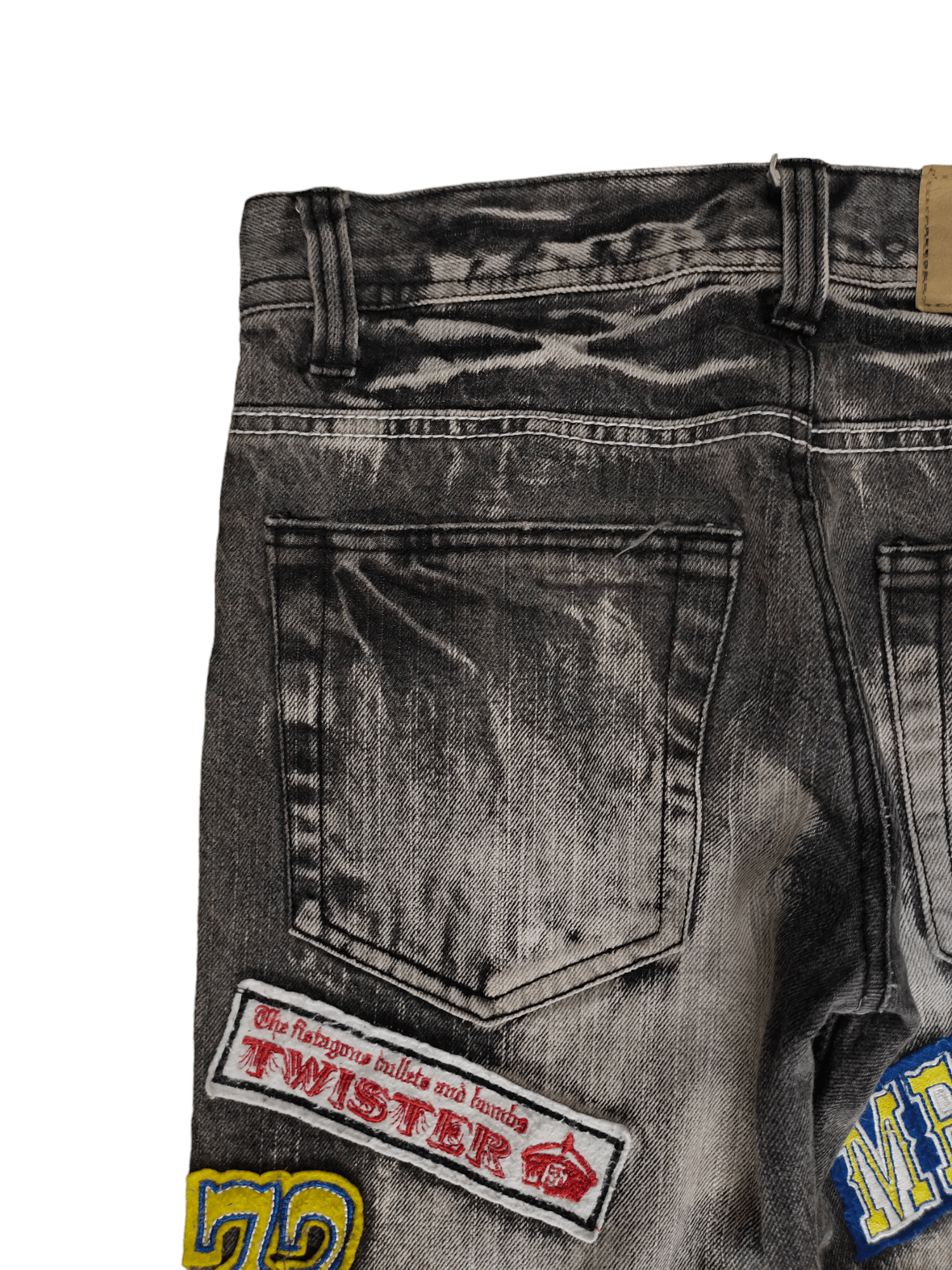 If Six Was Nine Vintage Clone Japan Patches Distress Faded Undercover Style Size US 30 / EU 46 - 15 Thumbnail