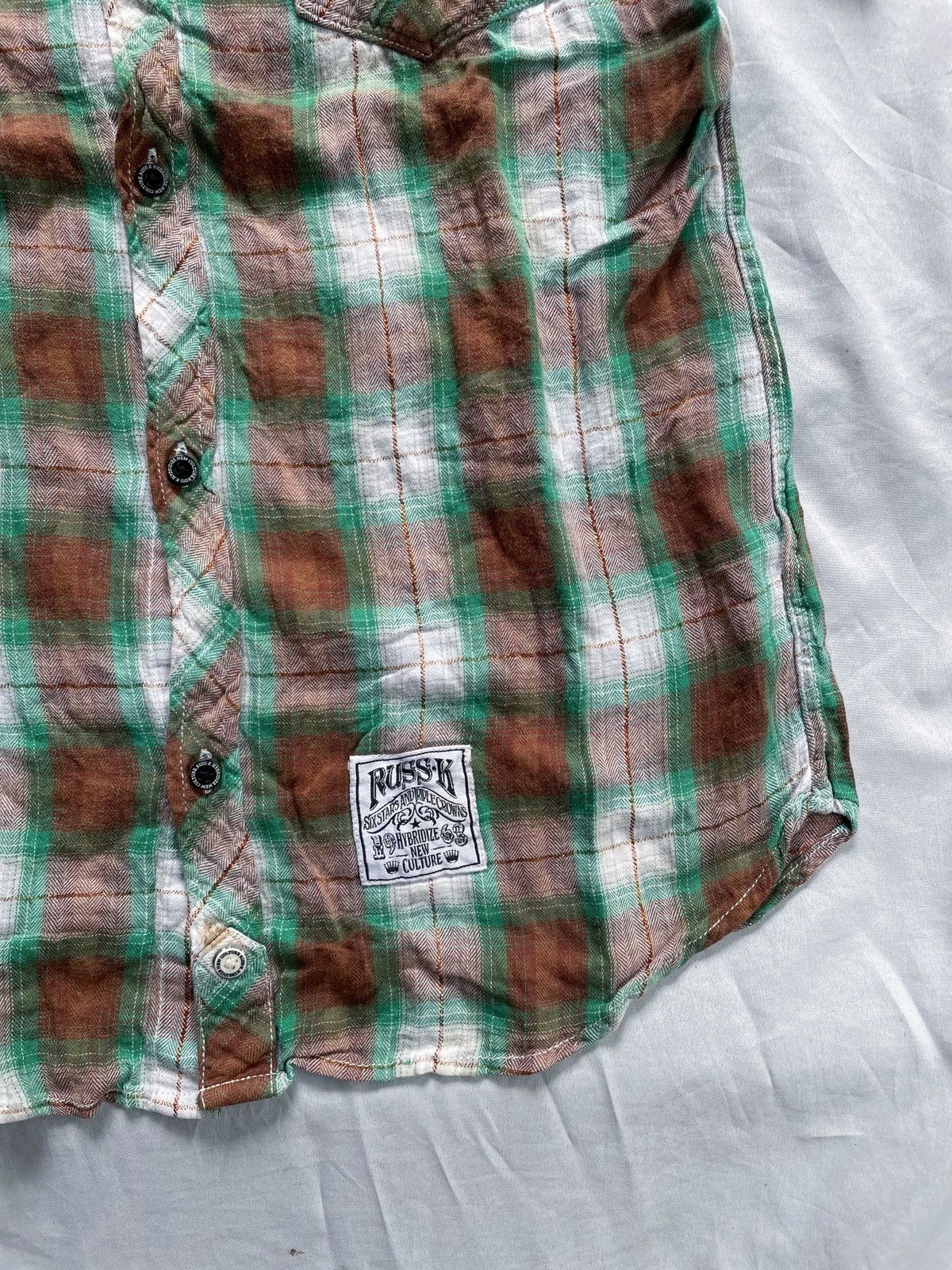 Le Grande Bleu (L.G.B.) HYBRIDGE NEW CULTURE RUSS-K BUTTON UP SHIRT Size US M / EU 48-50 / 2 - 5 Thumbnail