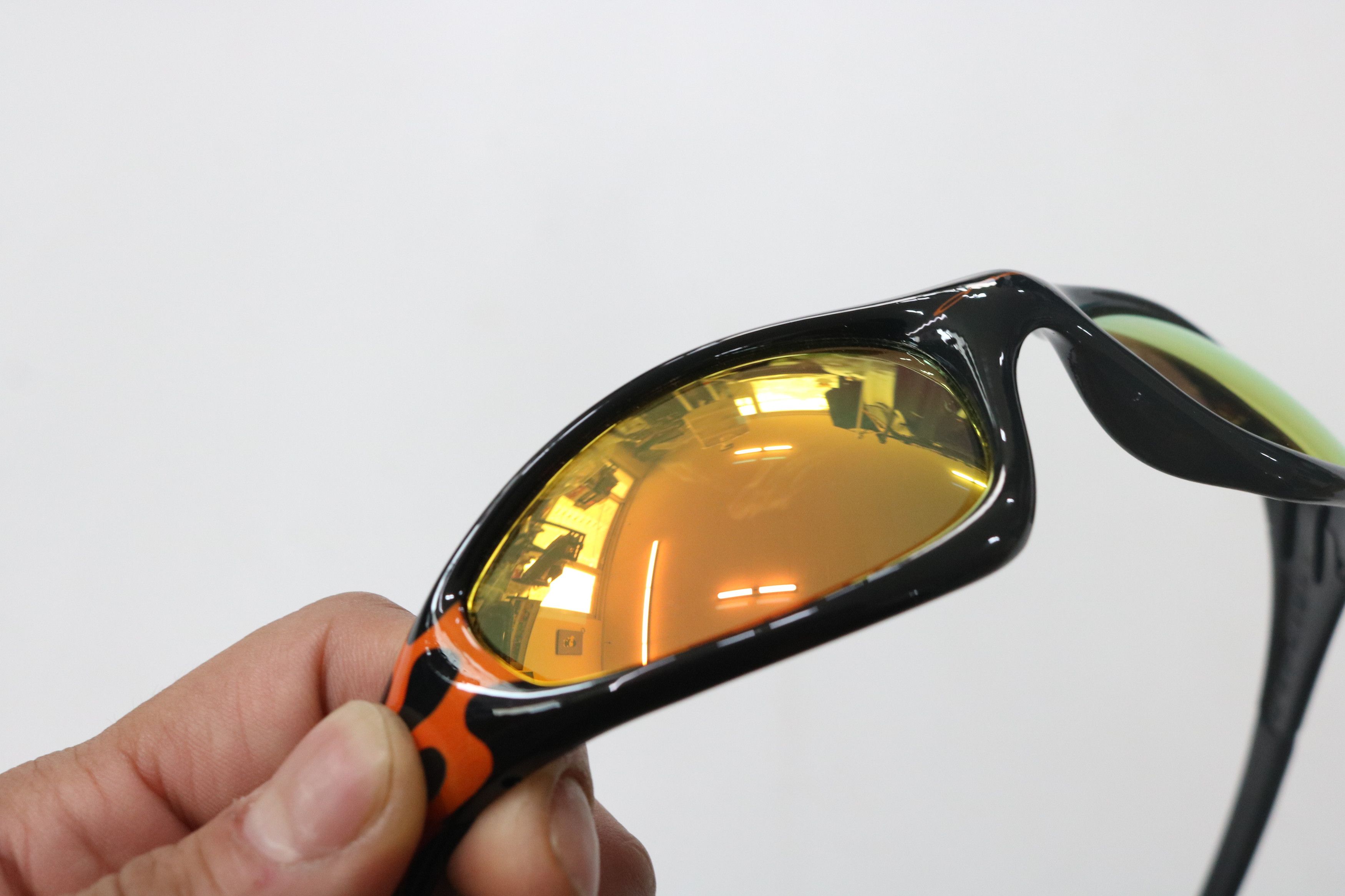 Oakley OAKLEY 1999 New Straight Jacket 1.0 Orange / Fire Sunglasses Size ONE SIZE - 10 Thumbnail