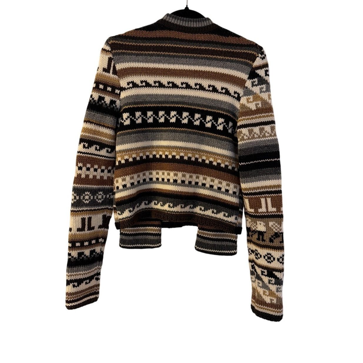 Lanvin Lanvin Runway Virgin Wool Stripped Cardigan Size XS / US 0-2 / IT 36-38 - 2 Thumbnail
