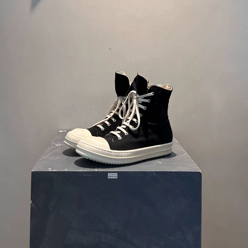 Rick Owens rick owens Nylon high-top large Converse board shoes Size US 8 / EU 41 - 1 Thumbnail