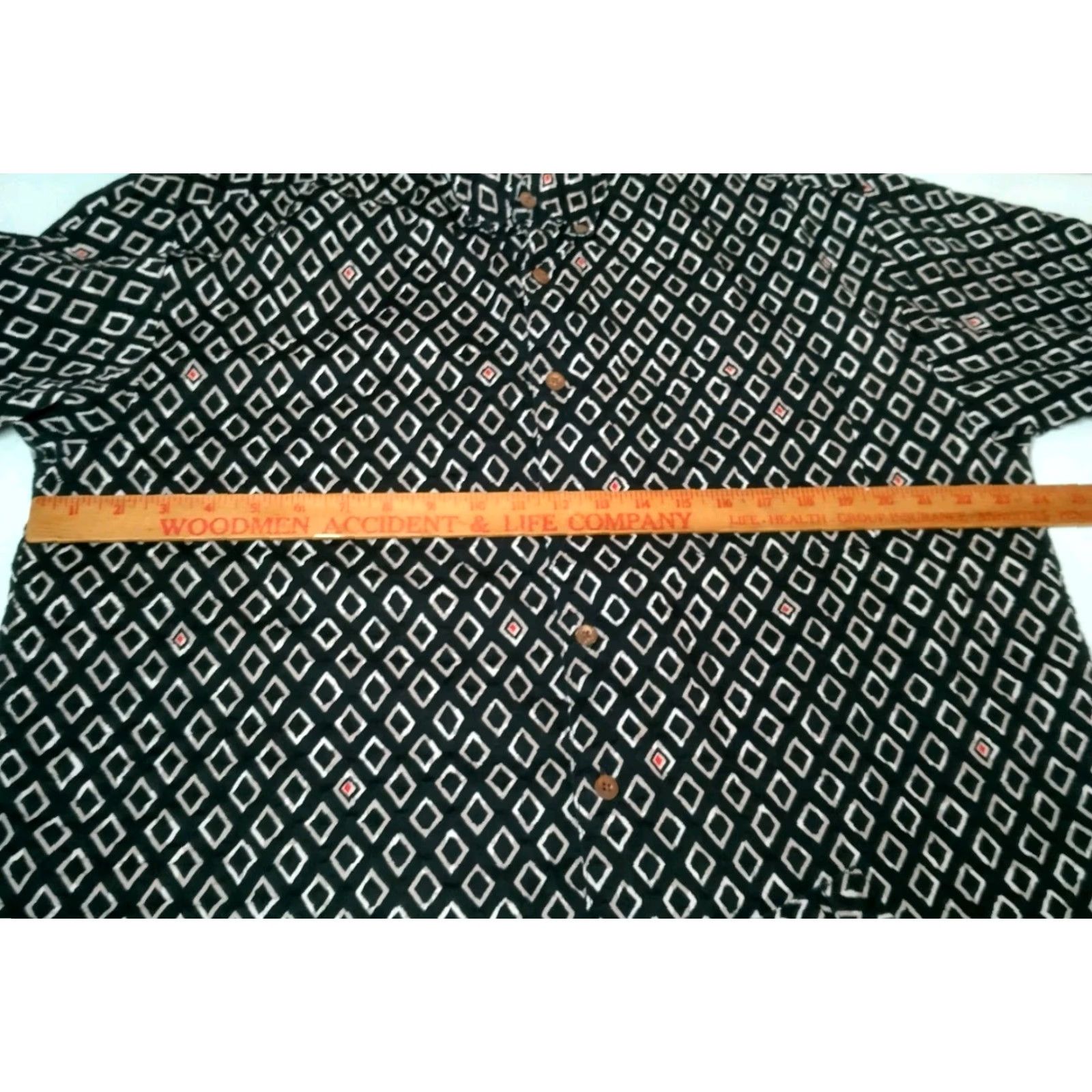 Ocean Pacific VINTAGE Ocean Pacific 90s Shirt Men Large Blue Button-Up Geometric Surf Boho Size US L / EU 52-54 / 3 - 4 Thumbnail