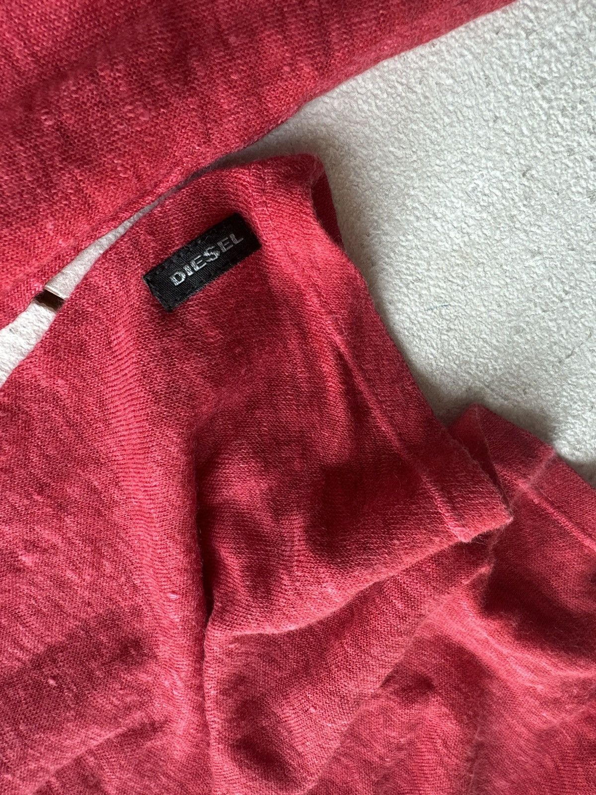 Diesel 🚨Vintage AVANT-GARDE Diesel SWEATER D metal logo Y2K gothic Size US M / EU 48-50 / 2 - 3 Thumbnail