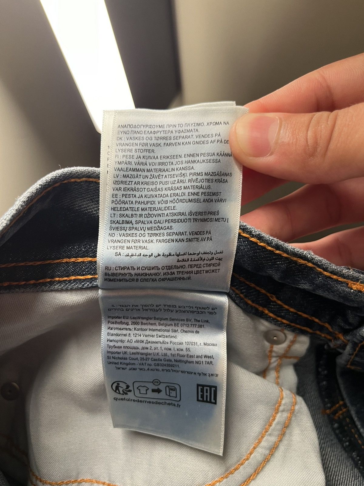 Lee Lee ,Classic Straight Jeans,Brooklyn Cowboy Pant Size US 32 / EU 48 - 10 Thumbnail