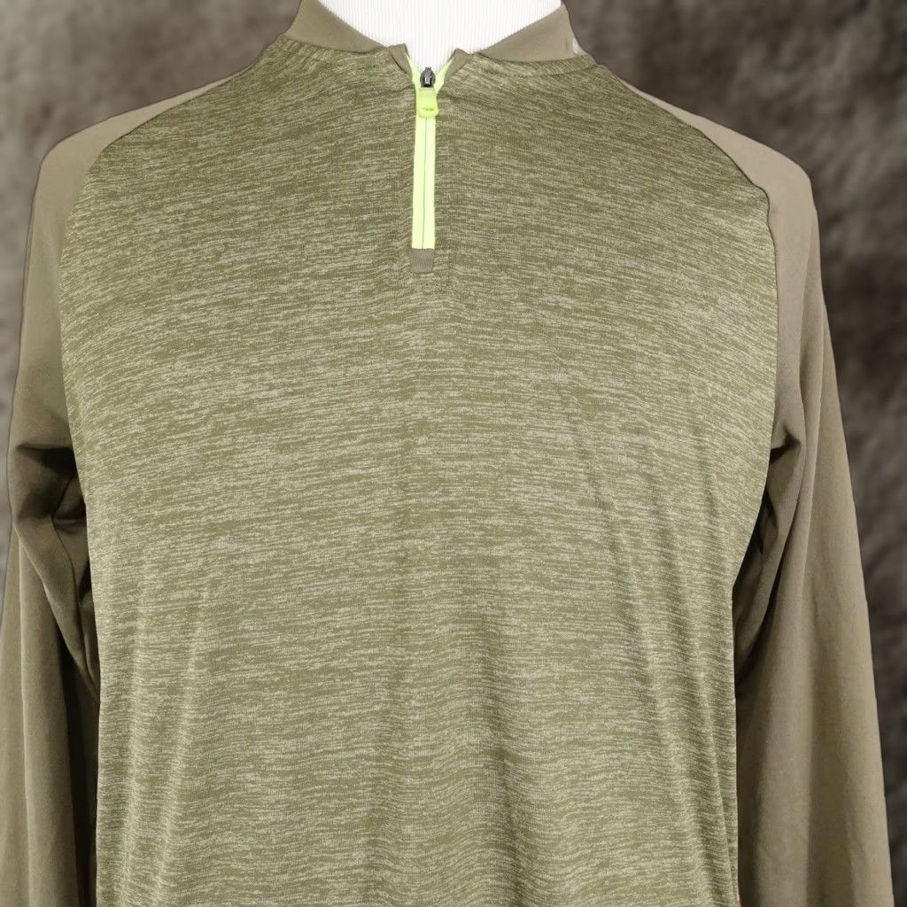 Under Armour Under Armour Pullover Mens M Green 1/4 Zip Long Sleeve Lightweight Athletic Shirt Size US M / EU 48-50 / 2 - 1 Thumbnail