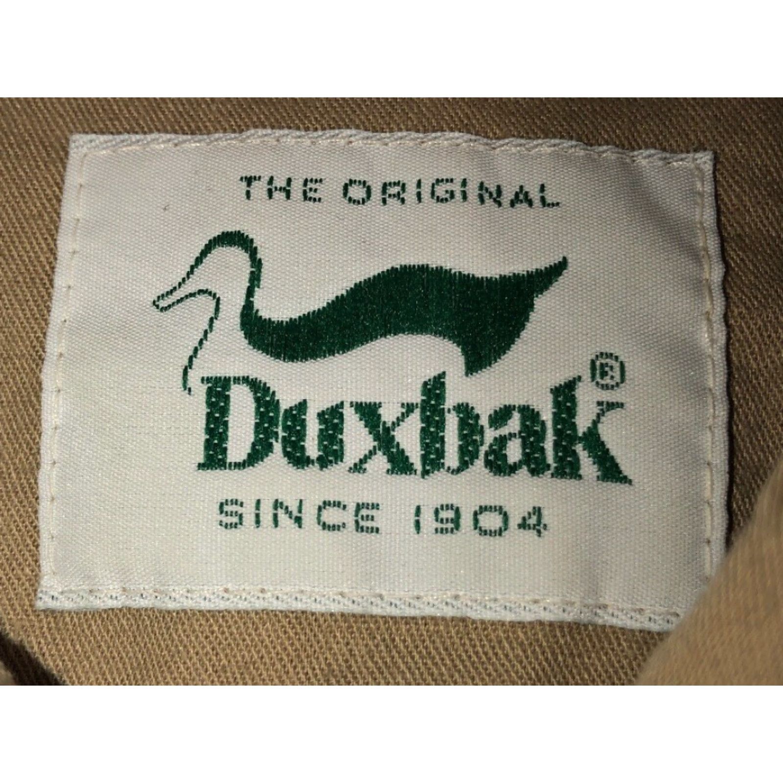 Vintage VINTAGE Duxbak Shirt Mens Beige Short Sleeve Button Front Padded 20.5 Inch Armpit S Size US S / EU 44-46 / 1 - 6 Thumbnail