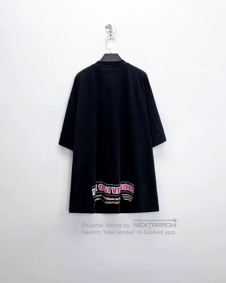 Vetements Vetements Washed and distressed black, graffiti multi-elem Size US S / EU 44-46 / 1 - 2 Thumbnail