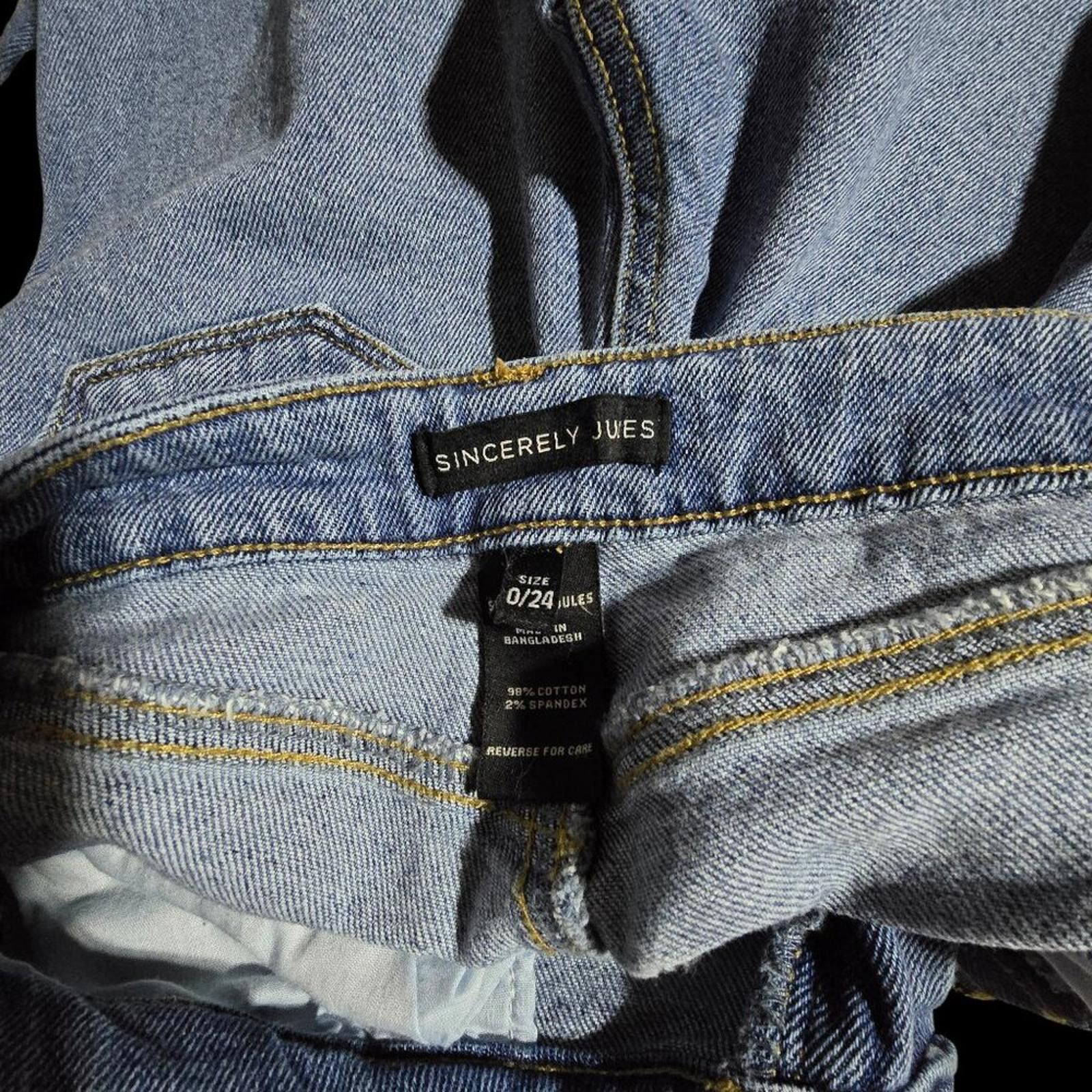 Other Sincerely Jules Blue Denim Jeans Size 0/20 Size 25" / US 0 / IT 36 - 3 Thumbnail