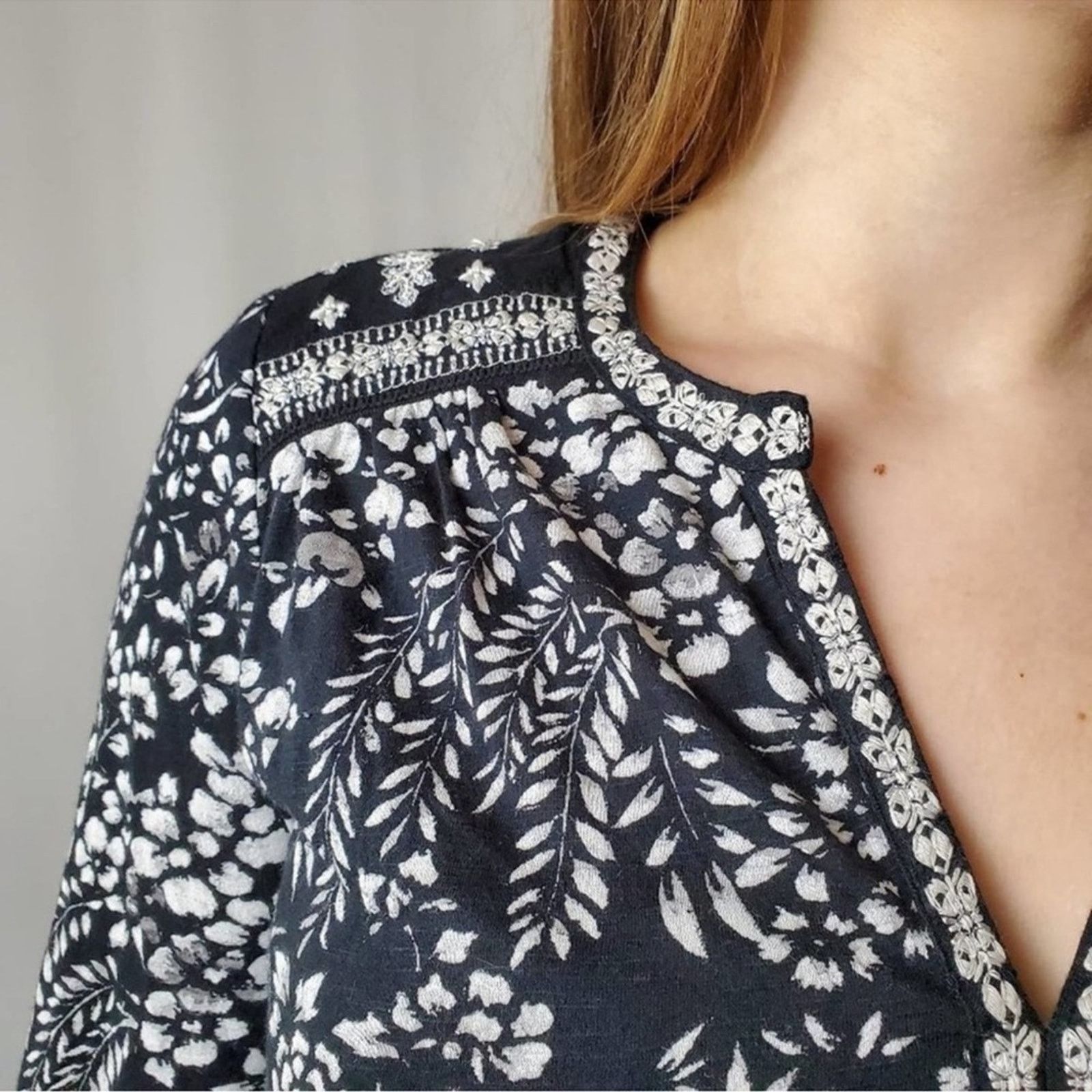 Lucky Brand Lucky Brand Embroidered Top Size S / US 4 / IT 40 - 11 Thumbnail