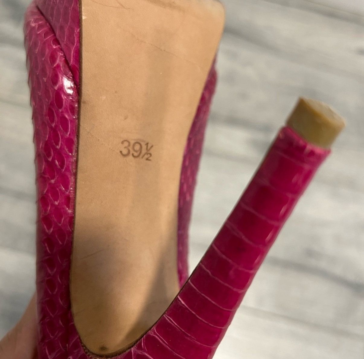 Other Alexia Magenta Platform High Heels Size US 8.5 / IT 38.5 - 5 Thumbnail