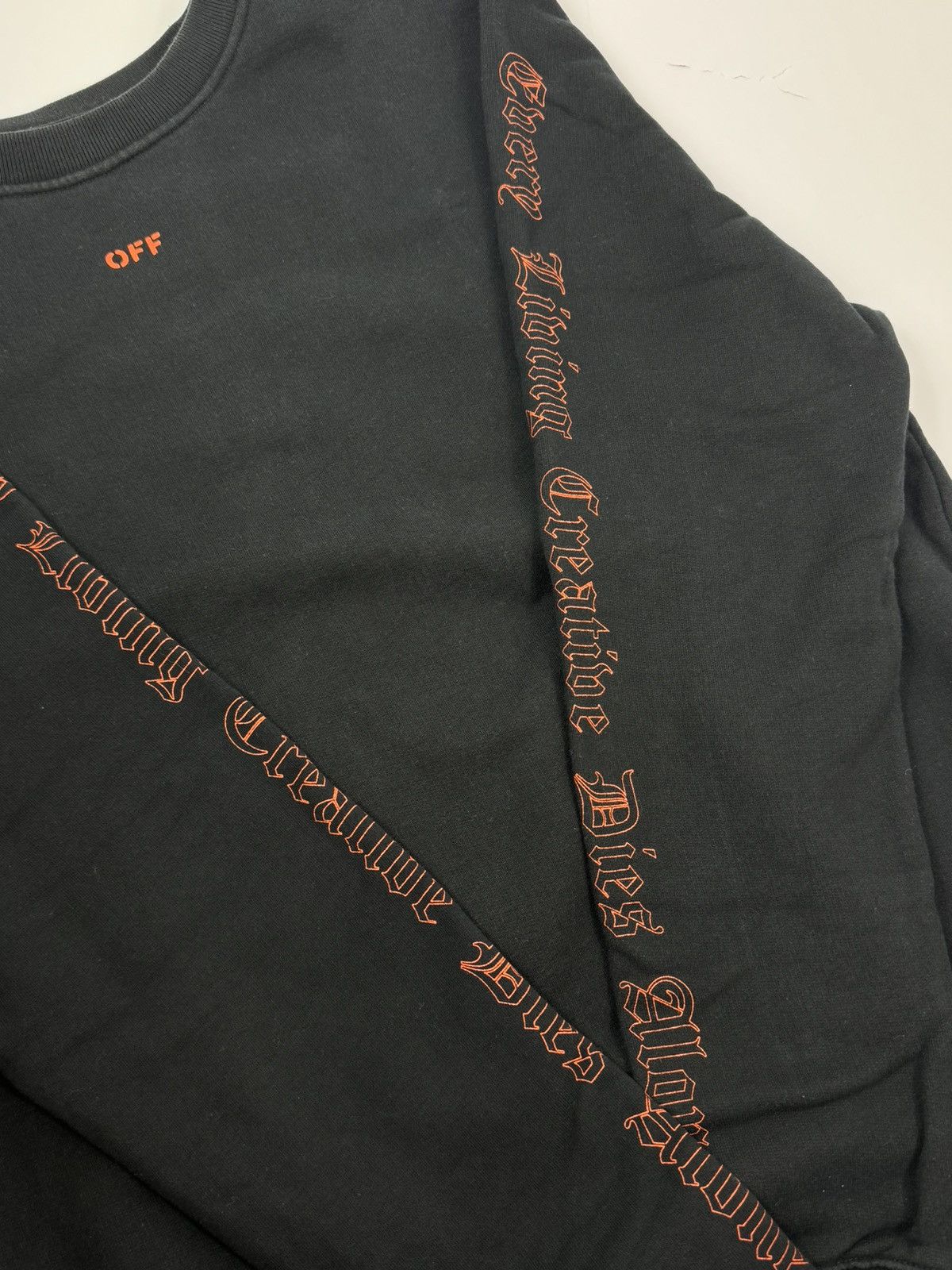 Off-White × Virgil Abloh × Vlone LOGO PRINT SWEATSHIRT Size US M / EU 48-50 / 2 - 5 Thumbnail