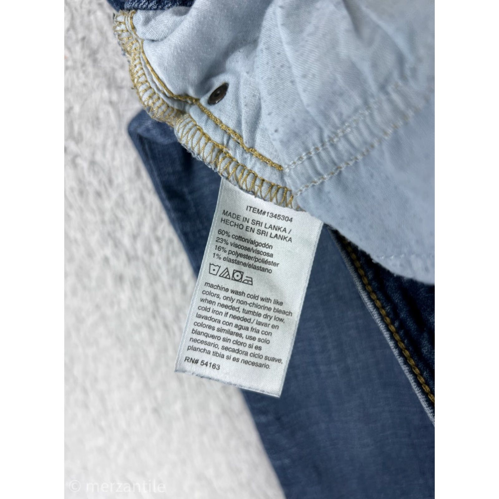 Calvin Klein Calvin Klein Women's Tapered Skinny Jeans 8 Blue Denim Stretch 27in Inseam Modern Fit Size 30" / US 8 / IT 44 - 5 Thumbnail