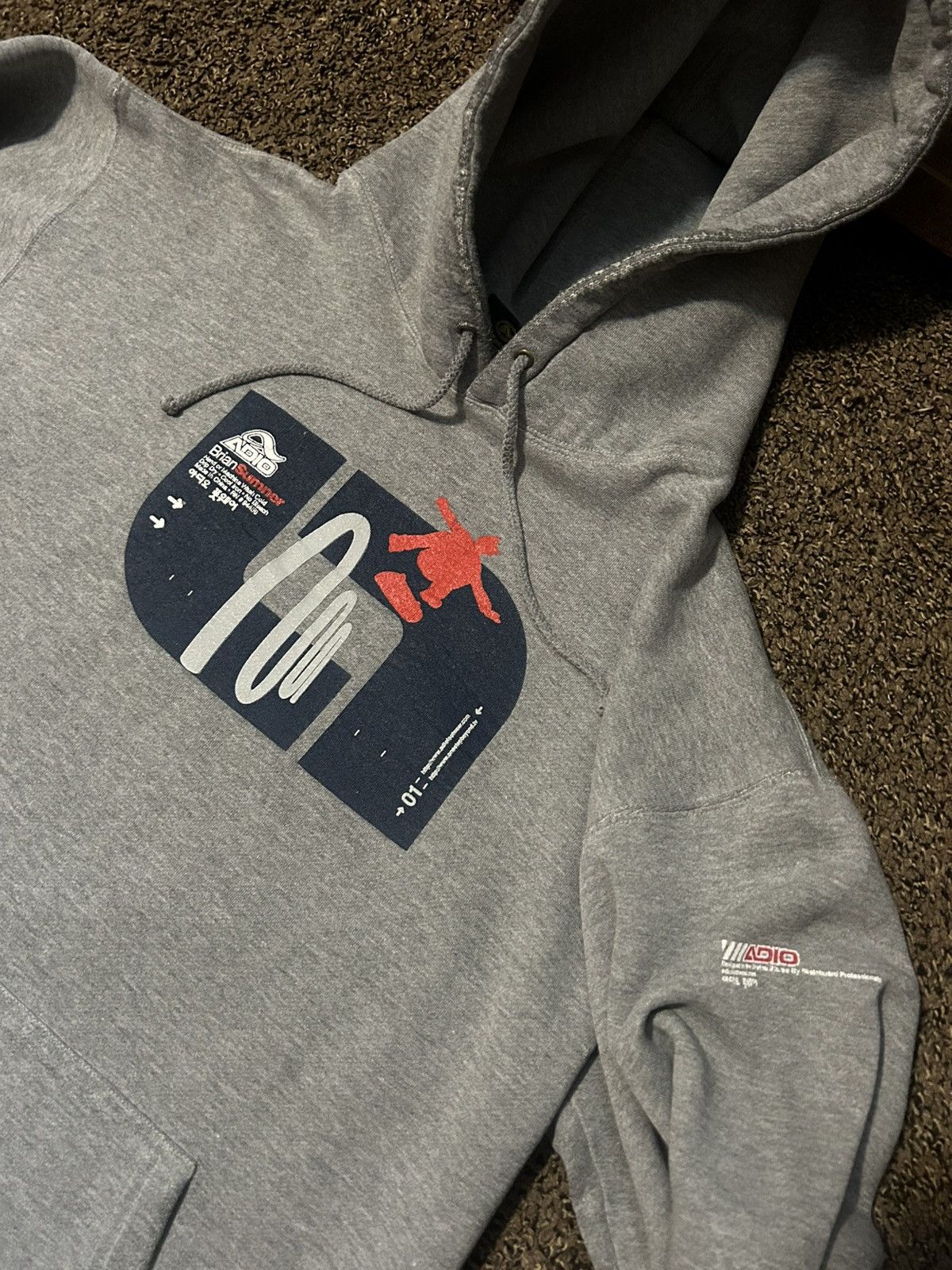 Other Adio Brian Sumner Hoodie Vintage Size US L / EU 52-54 / 3 - 2 Thumbnail
