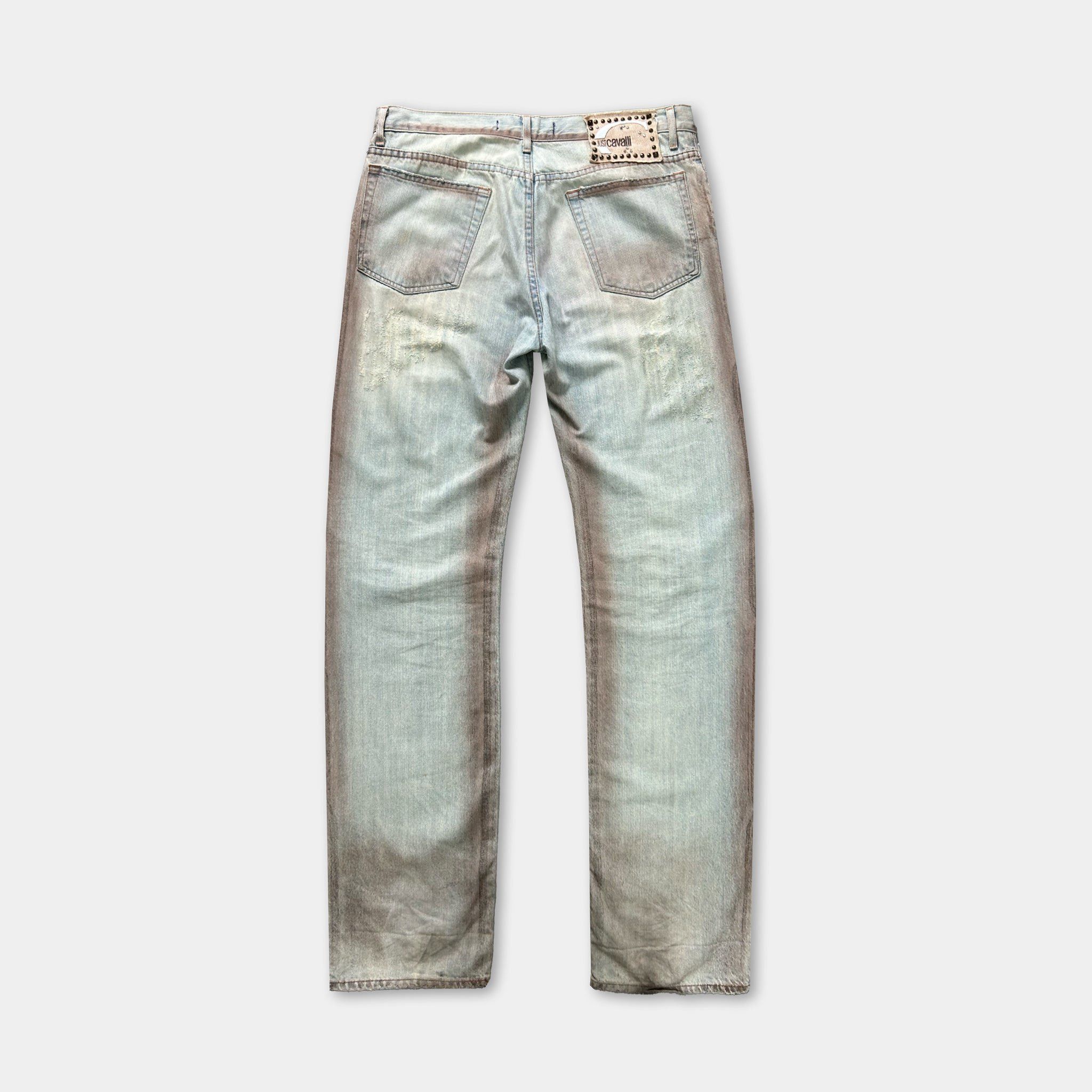 Just Cavalli Just Cavalli 2000's Green Gradient Jeans Size M / US 6-8 / IT 42-44 - 3 Thumbnail