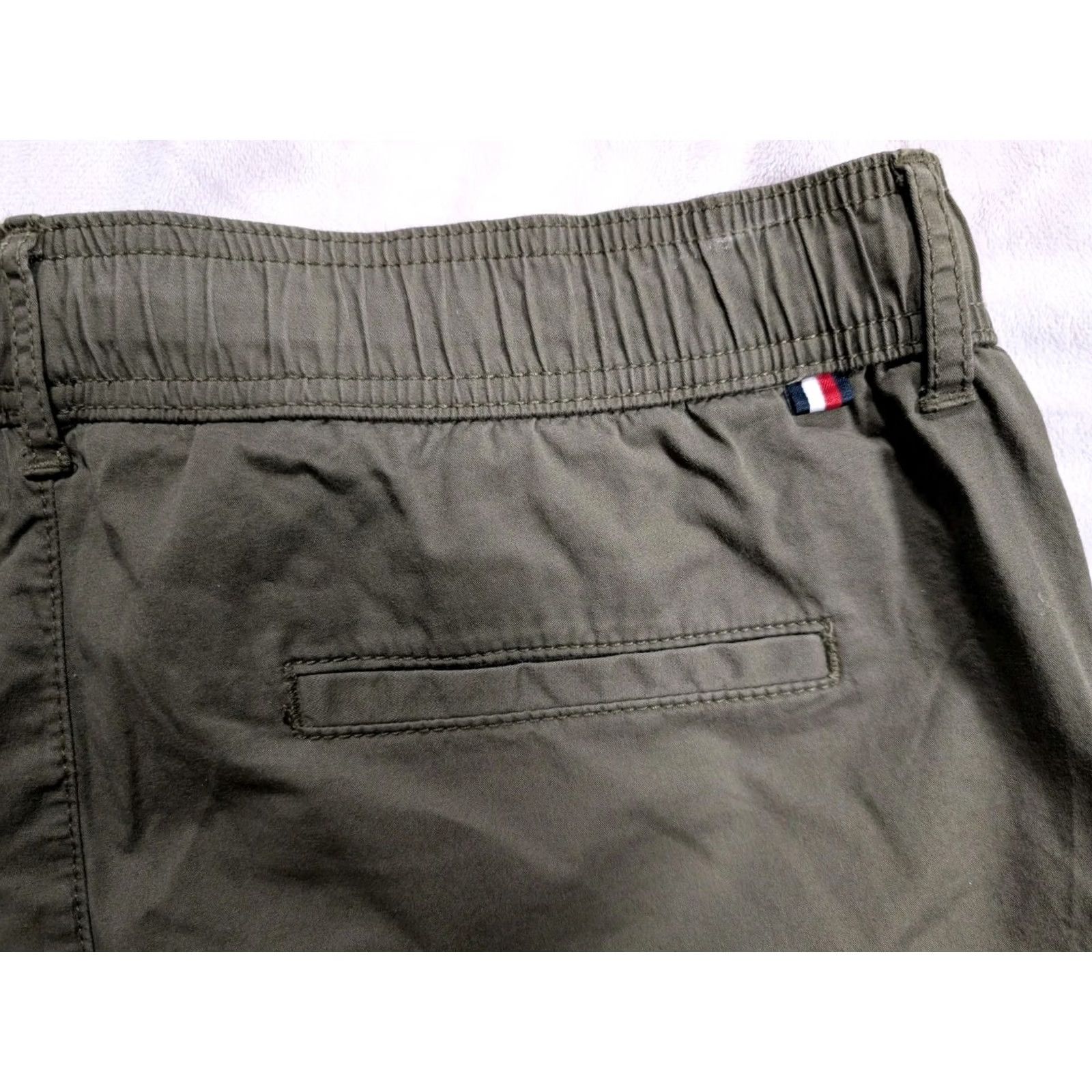 Vintage VINTAGE Tommy Jeans Pants Men M Green Y2K Cargo Joggers Elastic Waist 32 Size US 32 / EU 48 - 7 Thumbnail