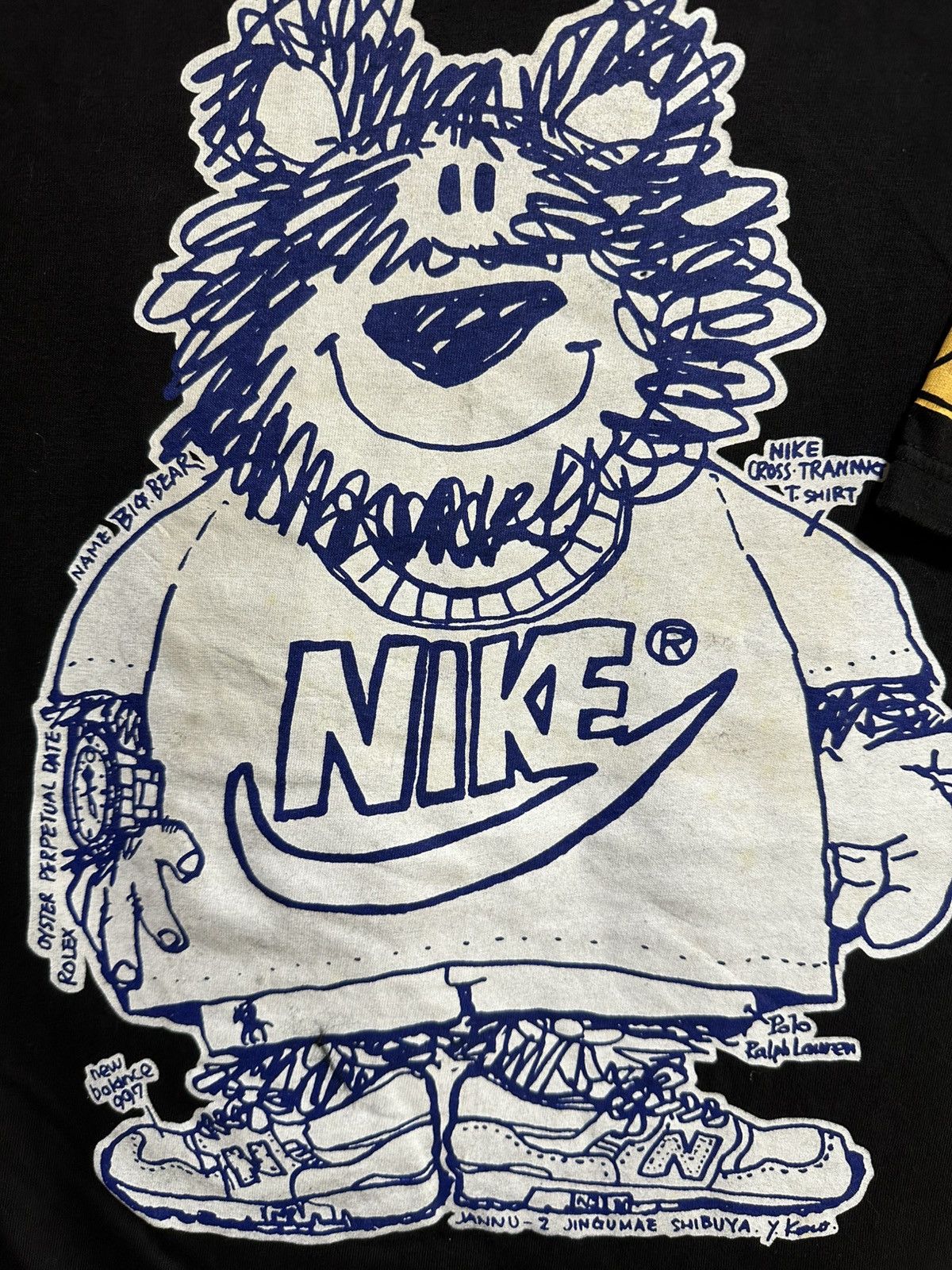 Japanese Brand Vintage Big Bear Sports Club Nike Tee Size US L / EU 52-54 / 3 - 2 Thumbnail