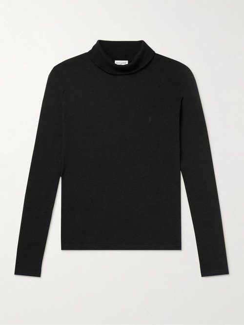 Saint Laurent Paris o1la1rc1a1225 711925 Cassandre Top in Wool in Black Size US XL / EU 56 / 4 - 1 Preview