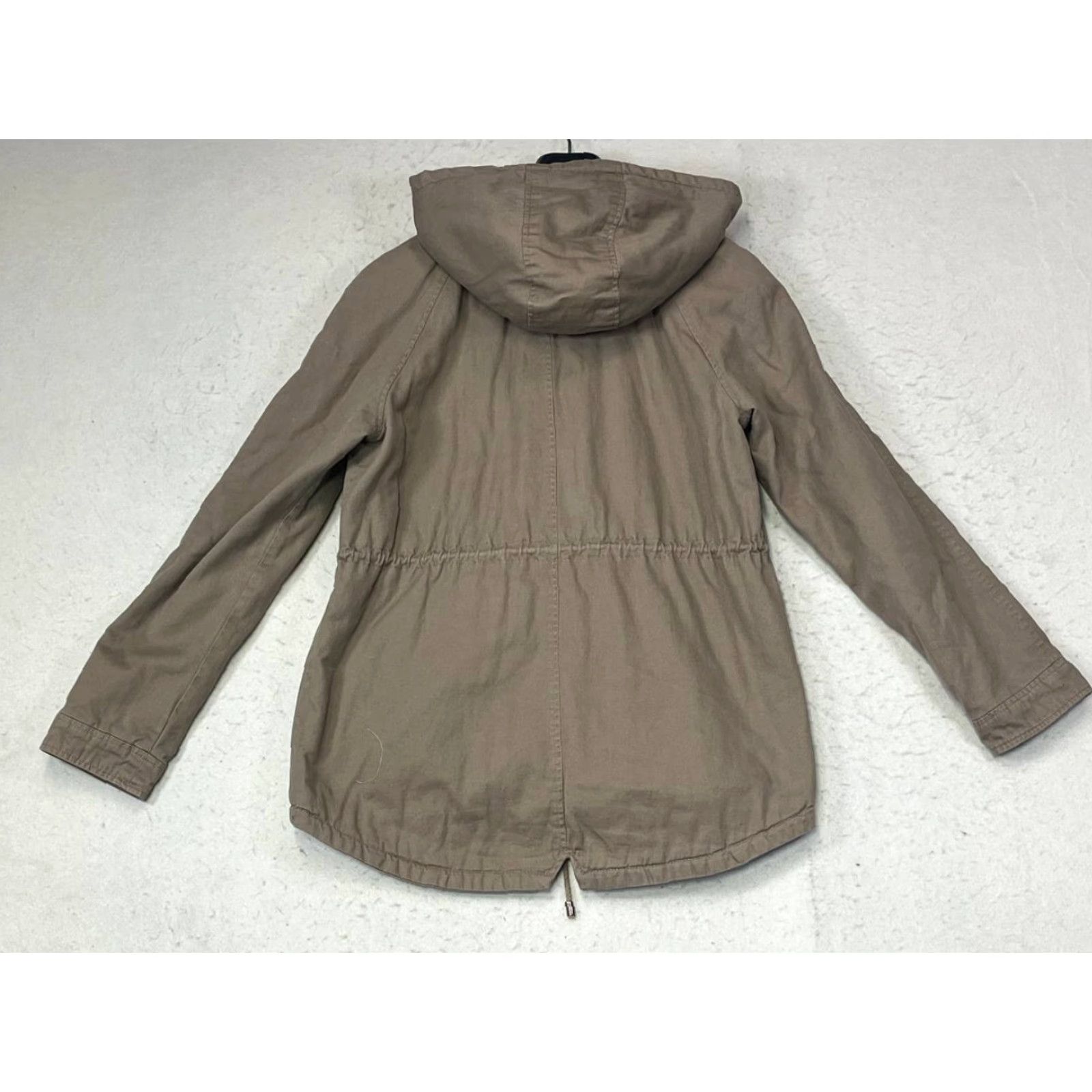 Vintage Collection B Hooded Anorak Jacket Womens L Camel Polyester Fur Trim Winter Hooded Casual Outdoor Size L / US 10 / IT 46 - 2 Thumbnail