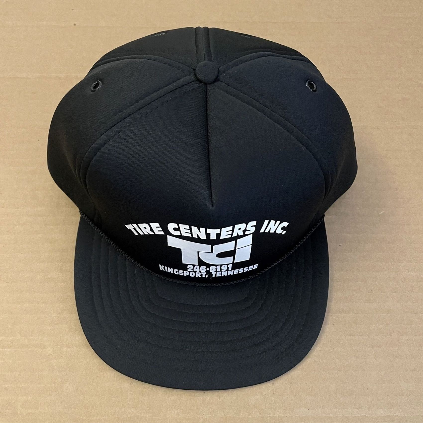 Vintage VINTAGE Tire Centers Inc Hat Cap Adult Black Snapback Adjustable Tennessee Mens Hat Size ONE SIZE - 3 Thumbnail
