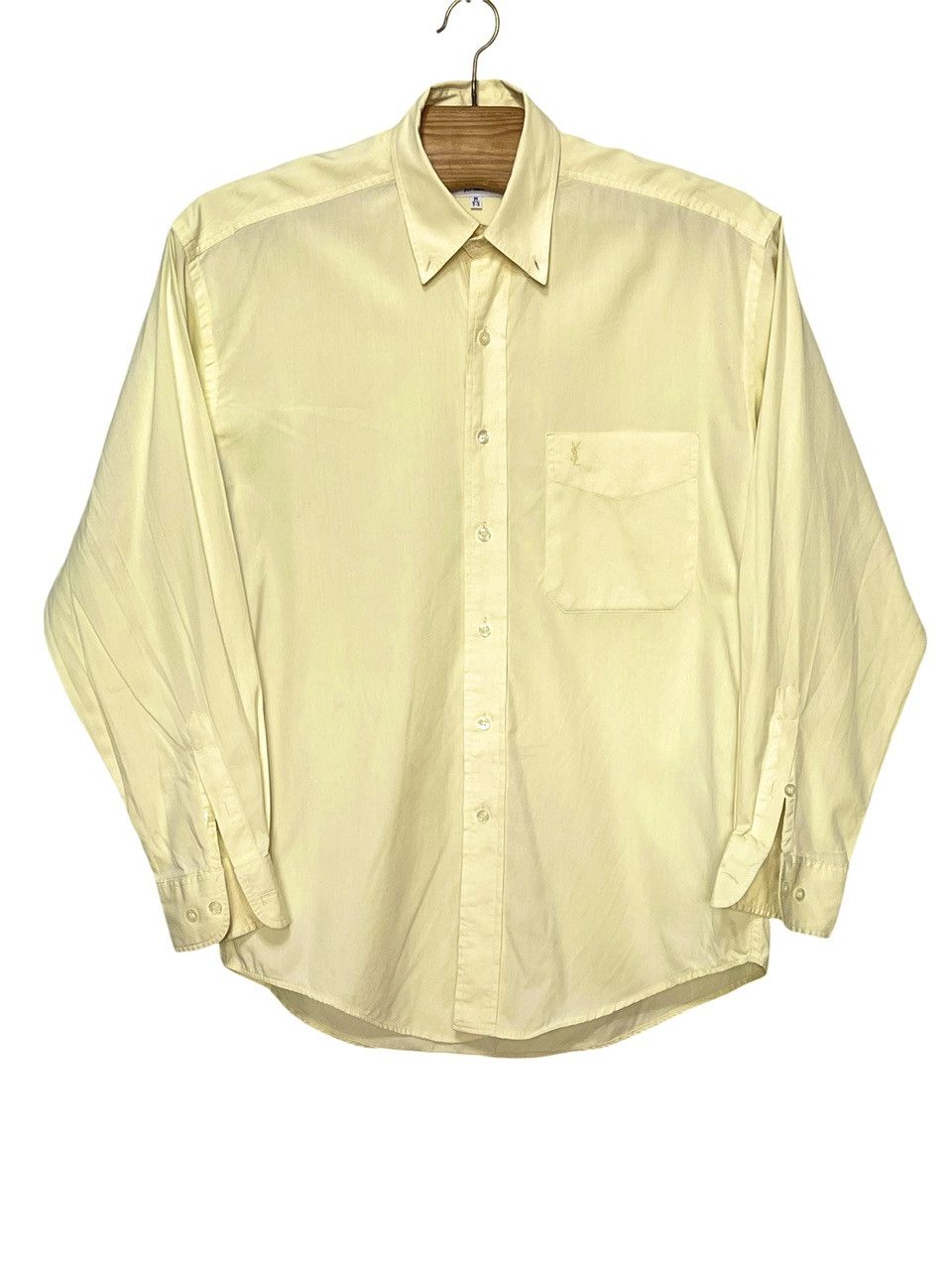 Yves Saint Laurent 🔥yellow YSL Yves Saint Laurent shirt size M Size US M / EU 48-50 / 2 - 1 Thumbnail