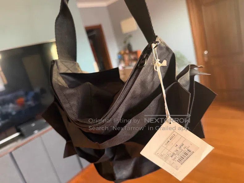 Issey Miyake Issey Miyake Black Pleated Bag Size ONE SIZE - 9 Thumbnail