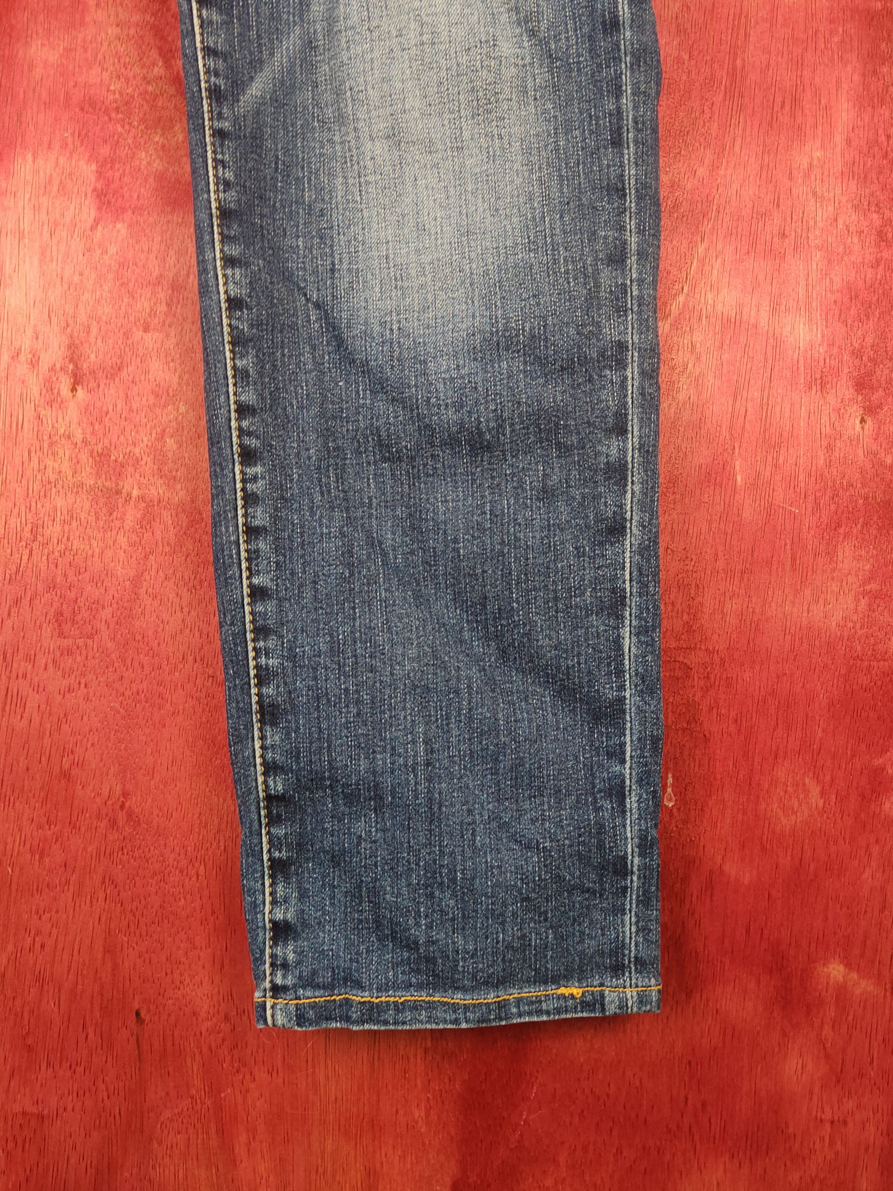 GU Gu japan vintage blue Denim jeans Pants #S1370 Size US 33 - 6 Thumbnail