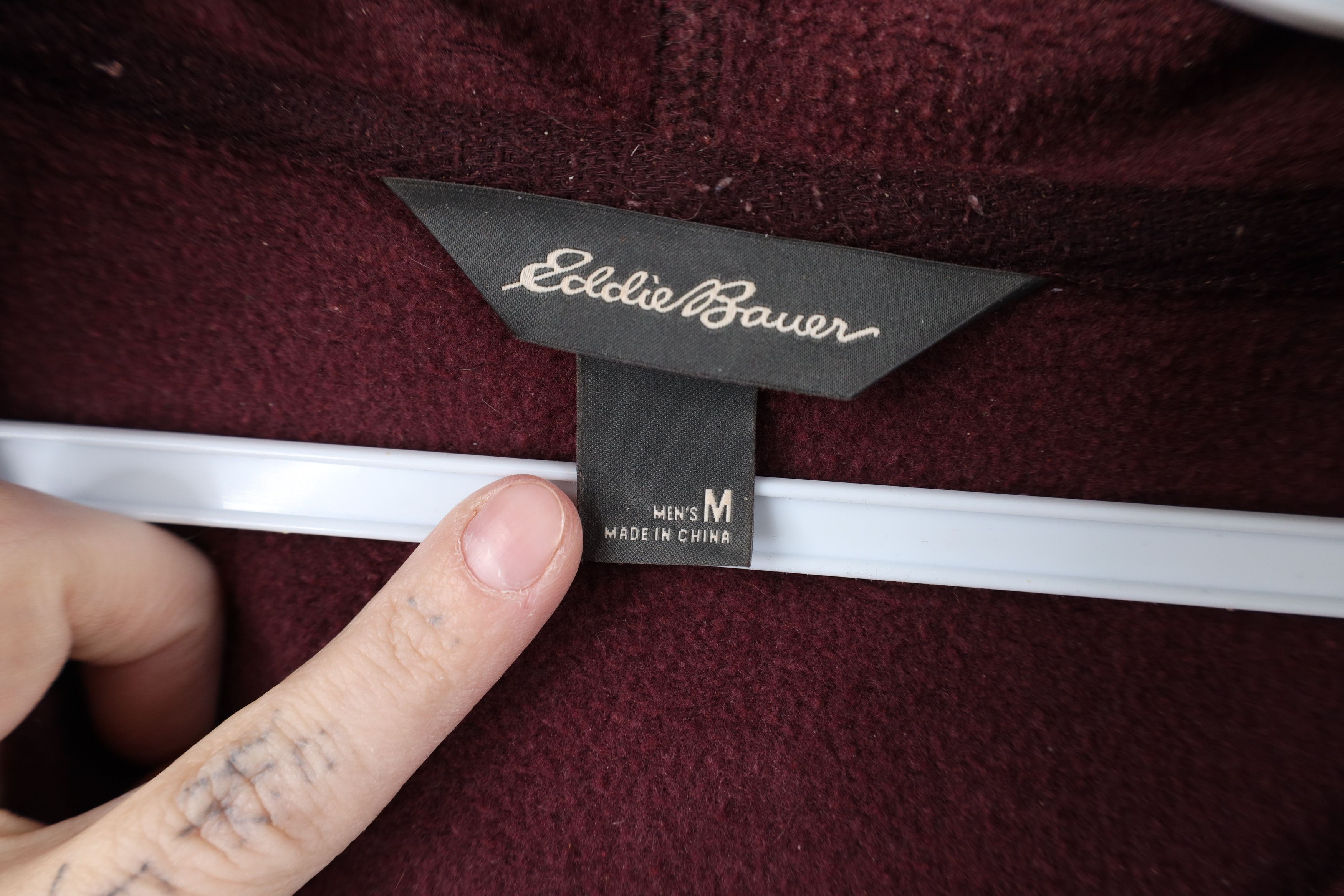 Eddie Bauer Vintage Y2K Eddie Bauer Spell Out Full Zip Hoodie Purple Size US M / EU 48-50 / 2 - 9 Thumbnail