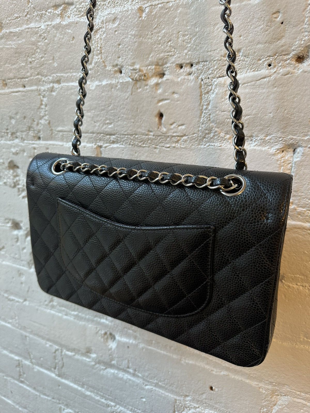 Chanel CHANEL MEDIUM CAVIAR FLAP BAG PURSE NEW Size ONE SIZE - 4 Thumbnail