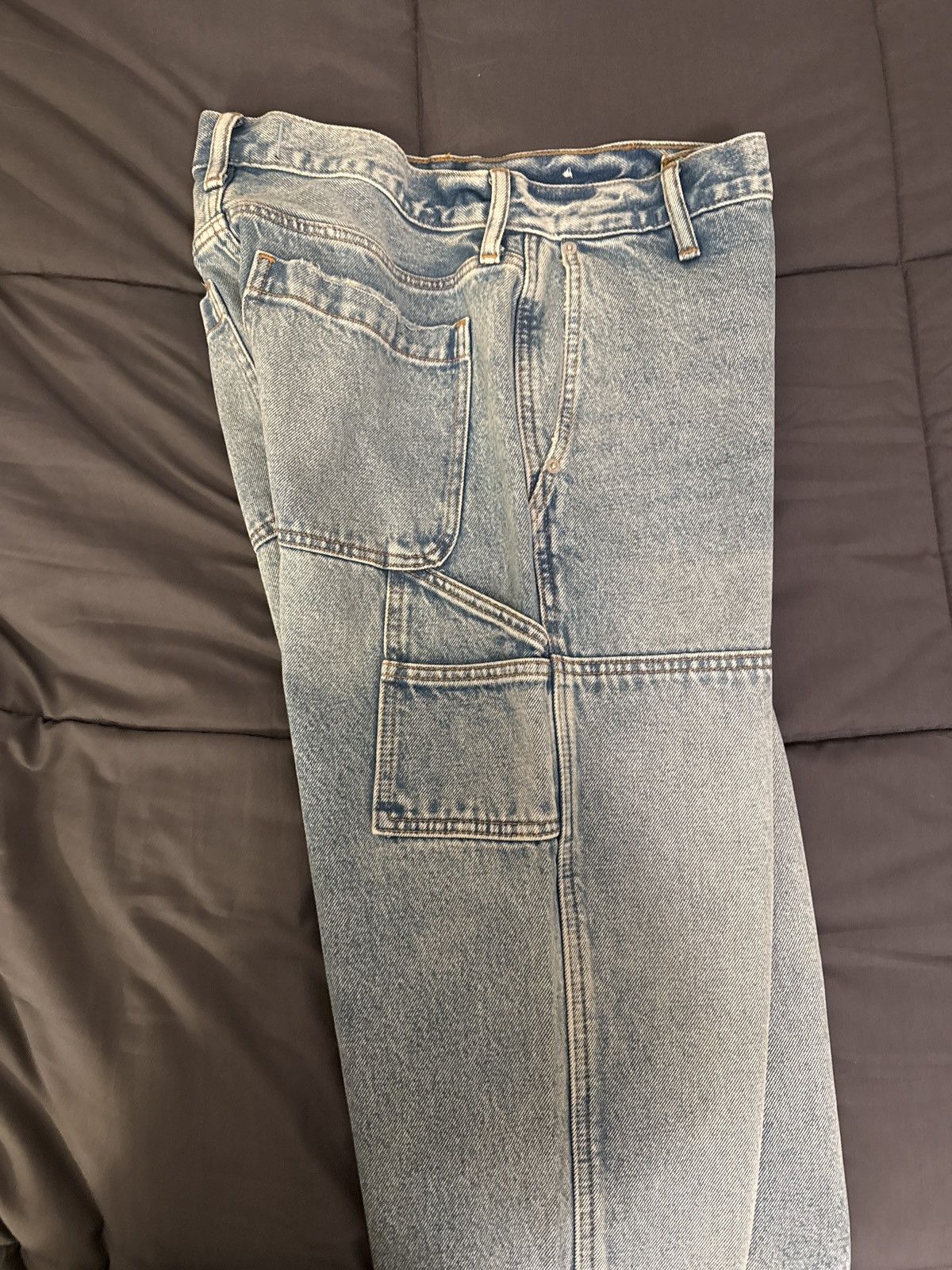 Abercrombie & Fitch Men’s Abercrombie & Fitch Authentic Rigid Denim Baggy Size US 30 / EU 46 - 5 Thumbnail