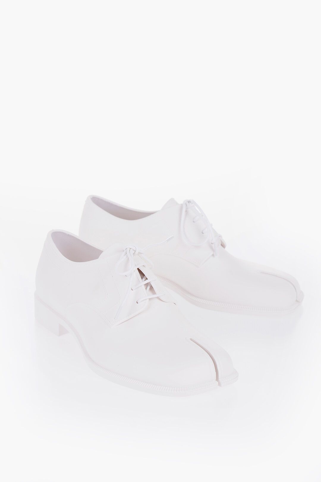 Maison Margiela og1mm0625 Tabi Derby Shoes in White Size US 6 / EU 39 - 2 Thumbnail