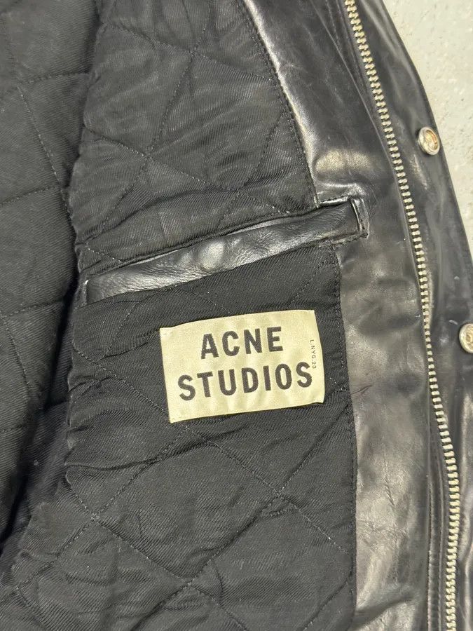 Acne Studios AW2011 Acne Studios Padded Multi Zips Biker Calf Leather Jacket Size US S / EU 44-46 / 1 - 8 Thumbnail
